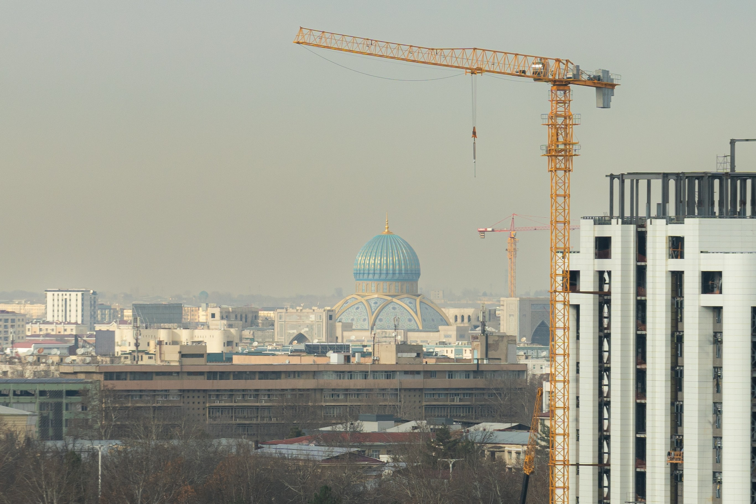 Смог в Ташкенте или Взгляд на город с высоты птичьего полета. Георгий Намазов | Фотограф в Ташкенте