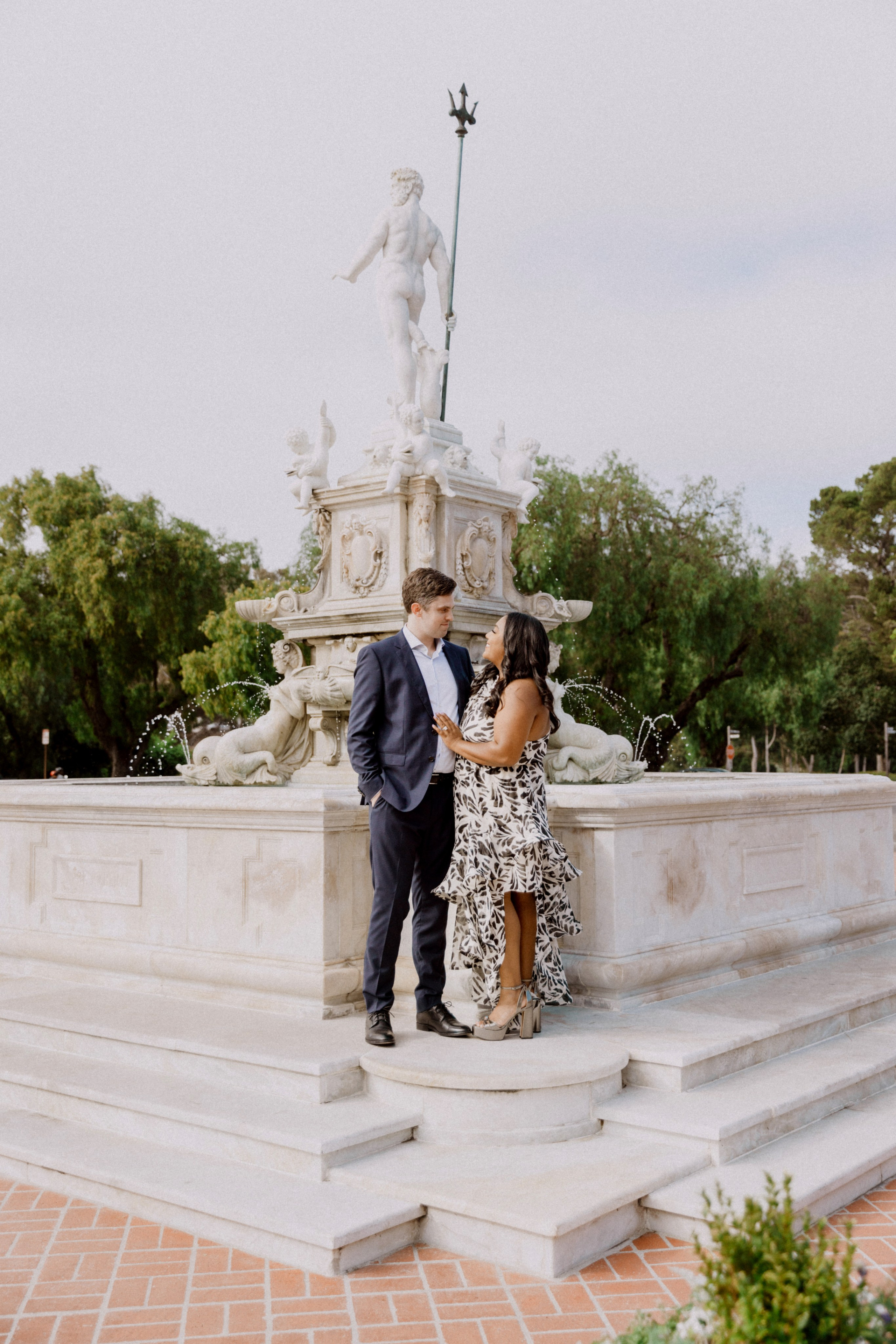 Engagement Session at Palos Verdes Malaga Cove | Taya Frank. Southern California Family and Couple Photographer