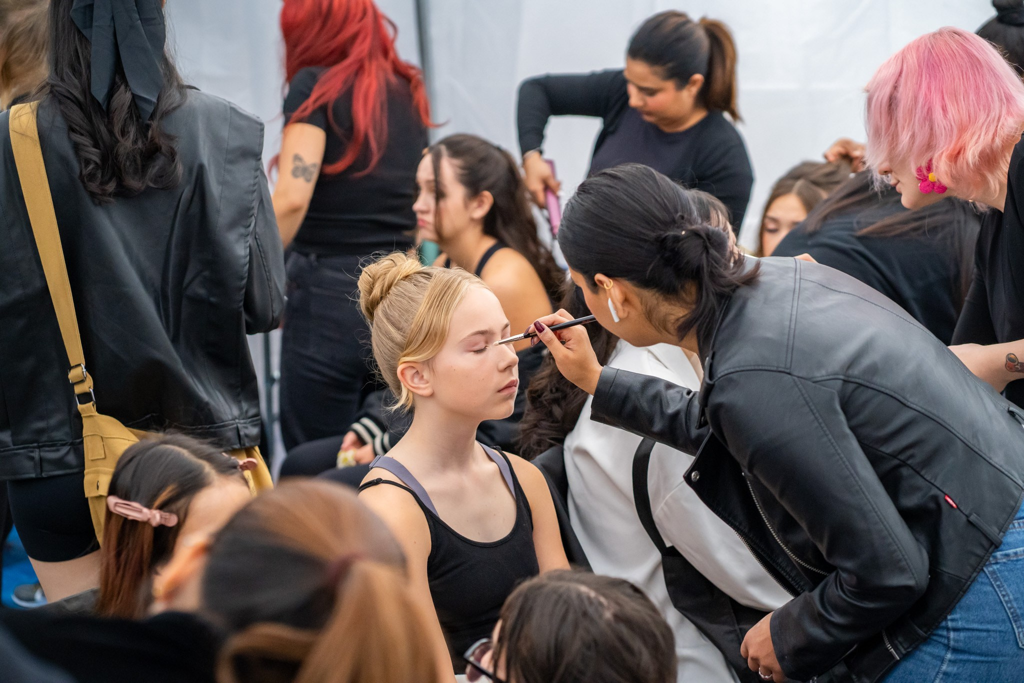 The blooms BTS. Vancouver Kids Photographer