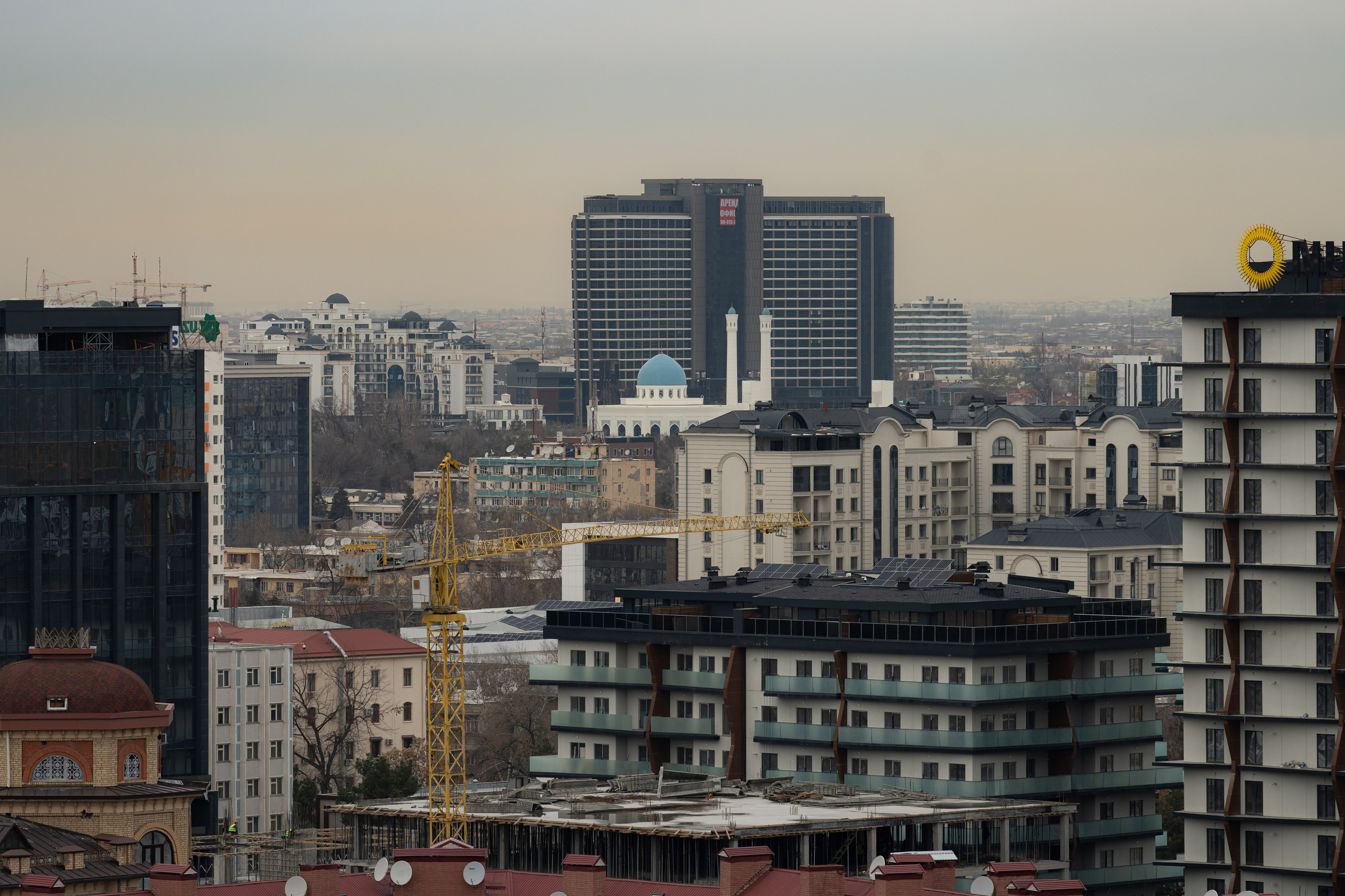 Смог в Ташкенте или Взгляд на город с высоты птичьего полета. Георгий Намазов | Фотограф в Ташкенте