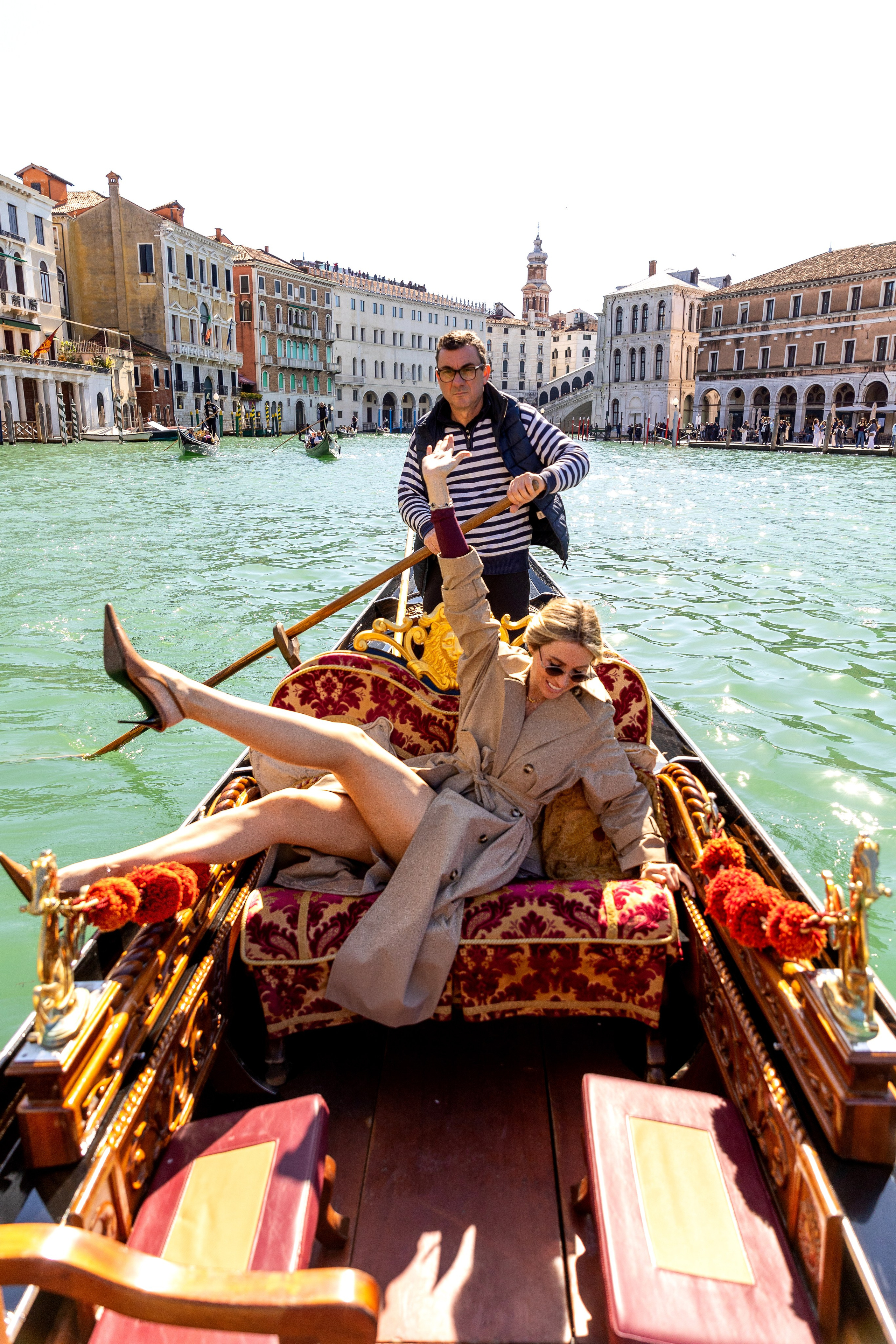 Yana at down in Venice