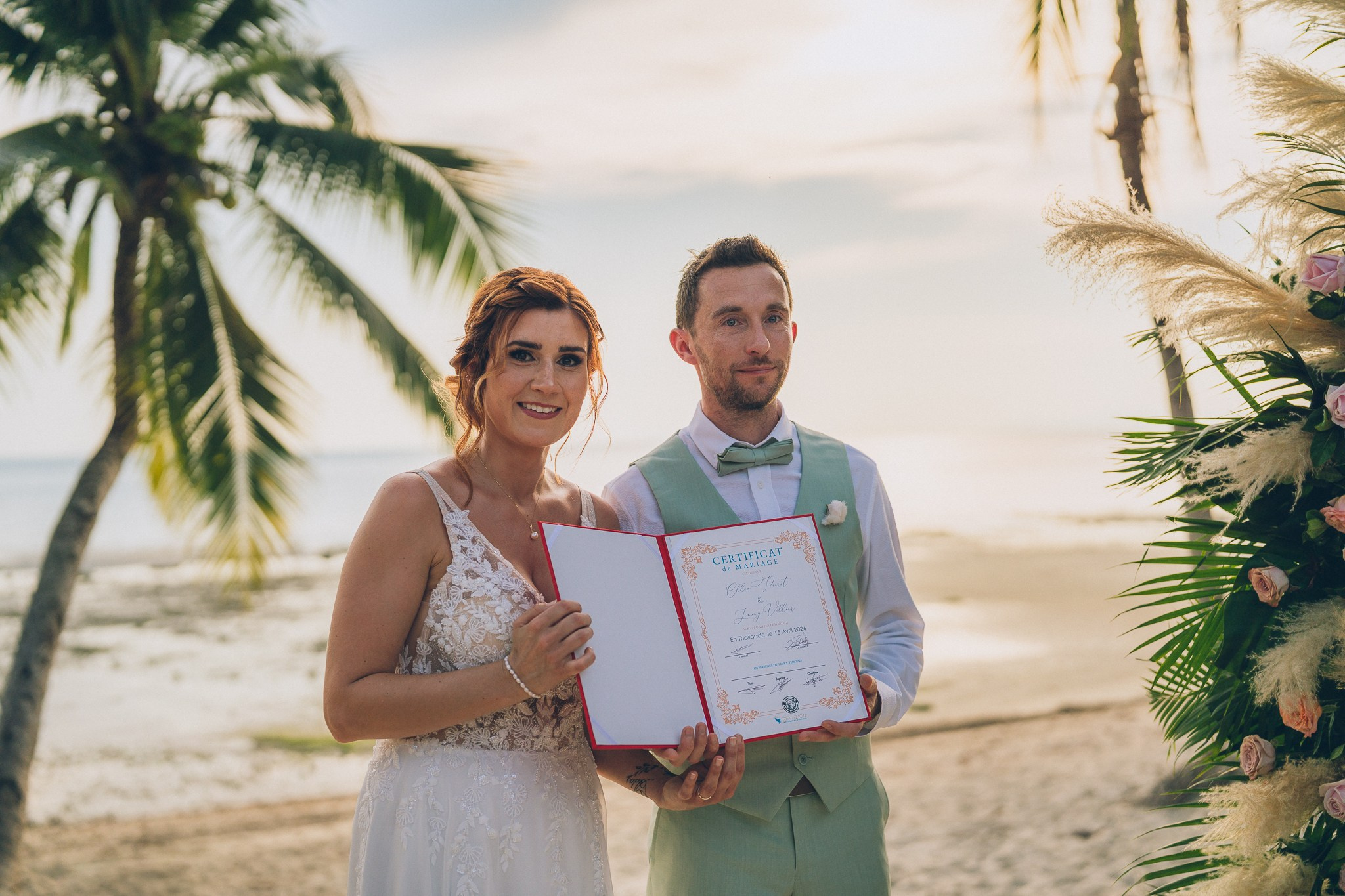 Chloe and Jimmy. Wedding on Koh Samui, Thailand