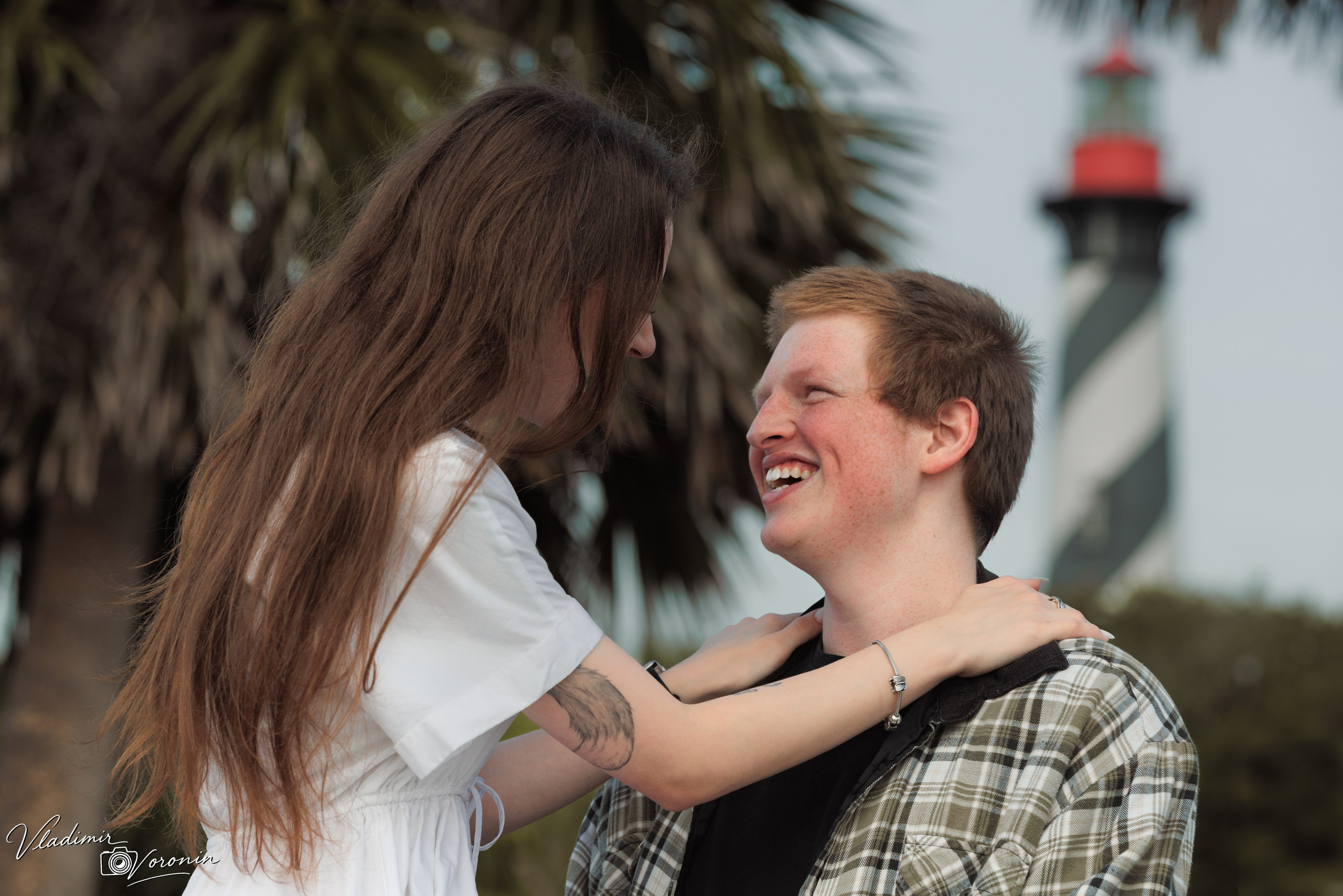 A tender morning by the lighthouse. Photographer St. Augustine