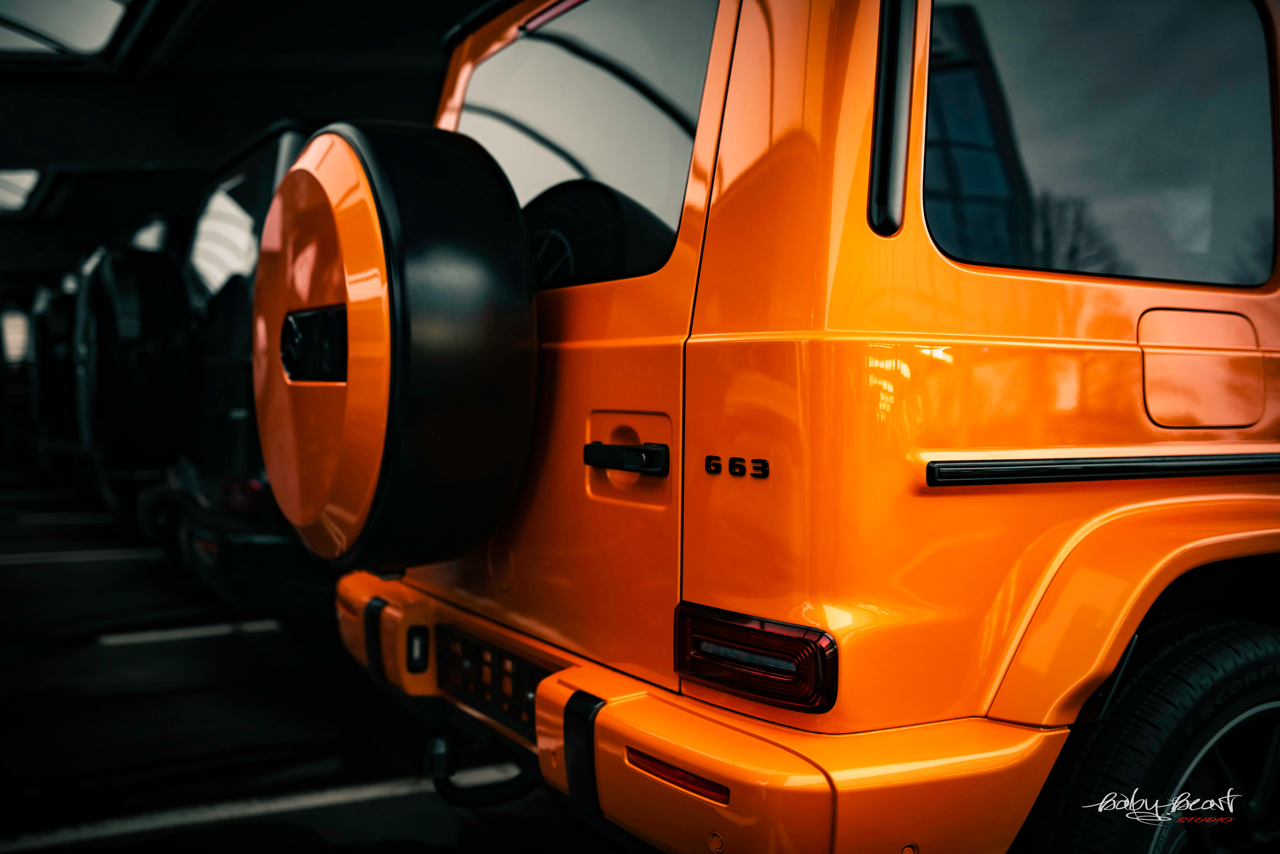 Mercedes class G. Baby Beast