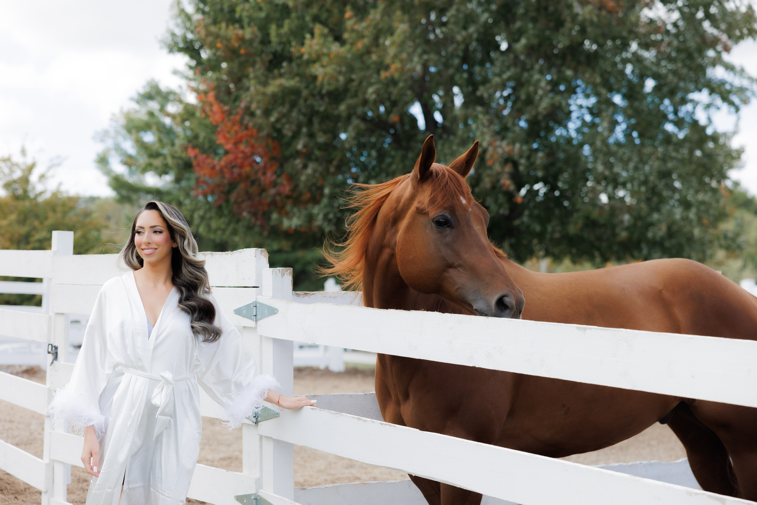 Ashley & Leshye, Falls Creek Farm Equestrian, NY. Wedding Photo & Video