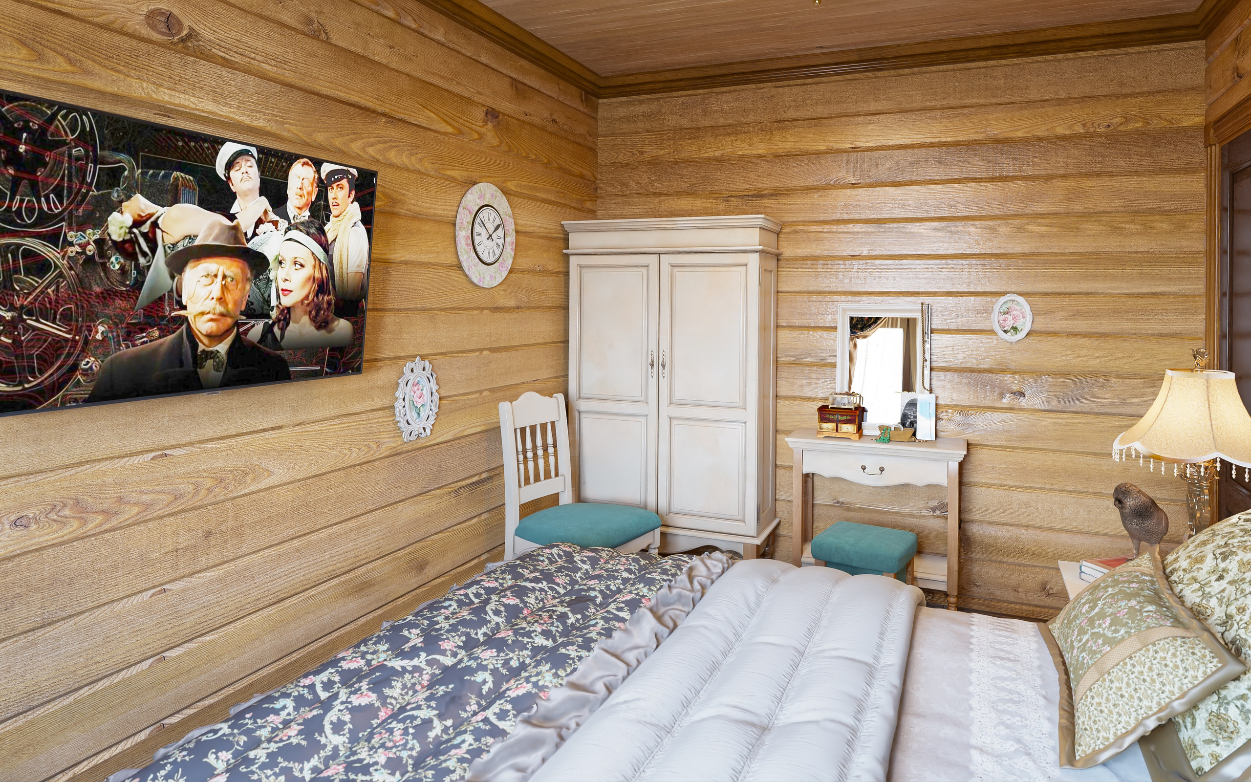 1 этаж. Спальня. Дизайн и визуализация