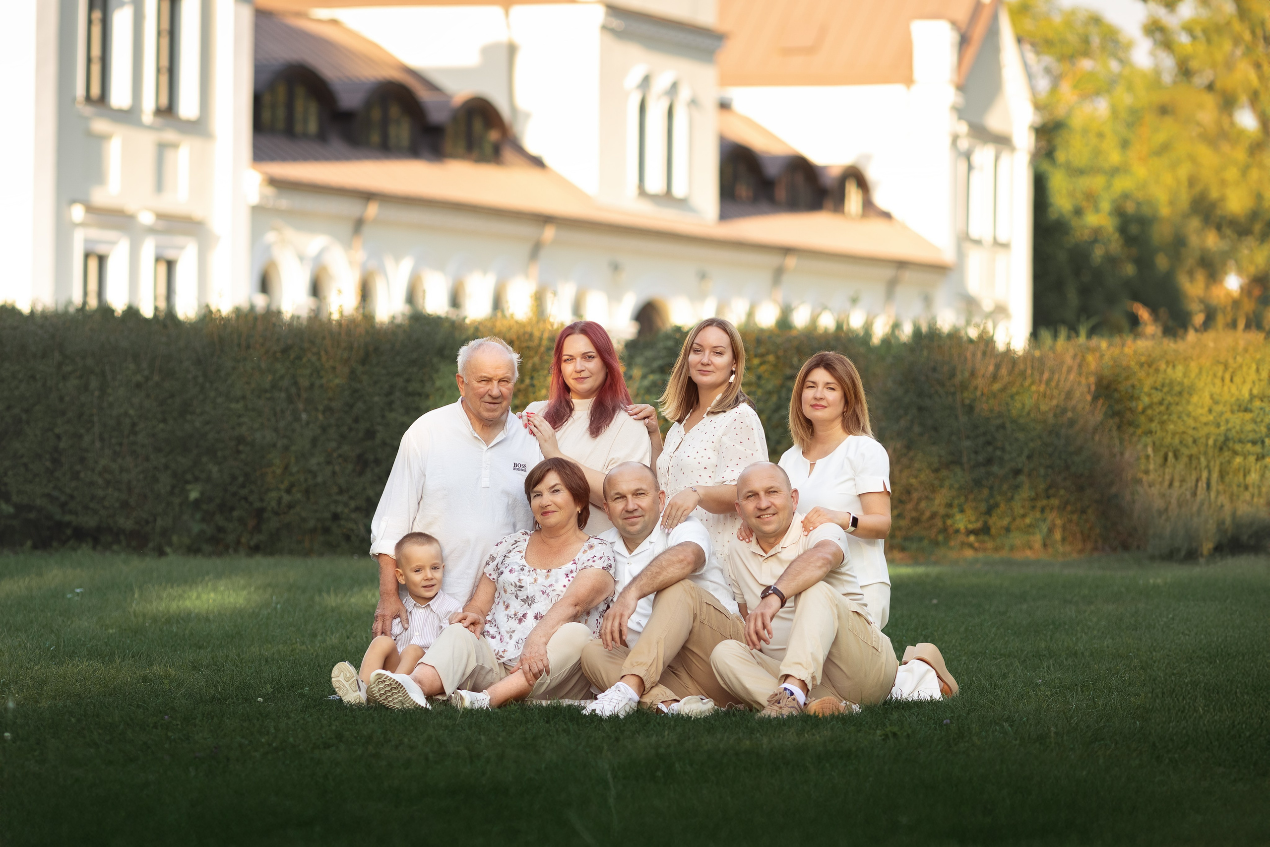 Съёмка большой семьи в ботаническом саду. Семейный и детский фотограф в Вильнюсе Светлана Наумова
