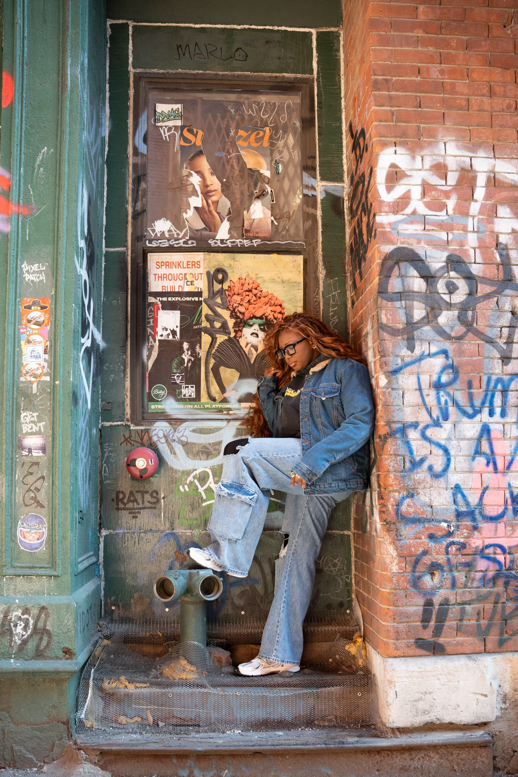 Advertising photo shoot for a clothing brand. Portrait and wedding photographer in New York