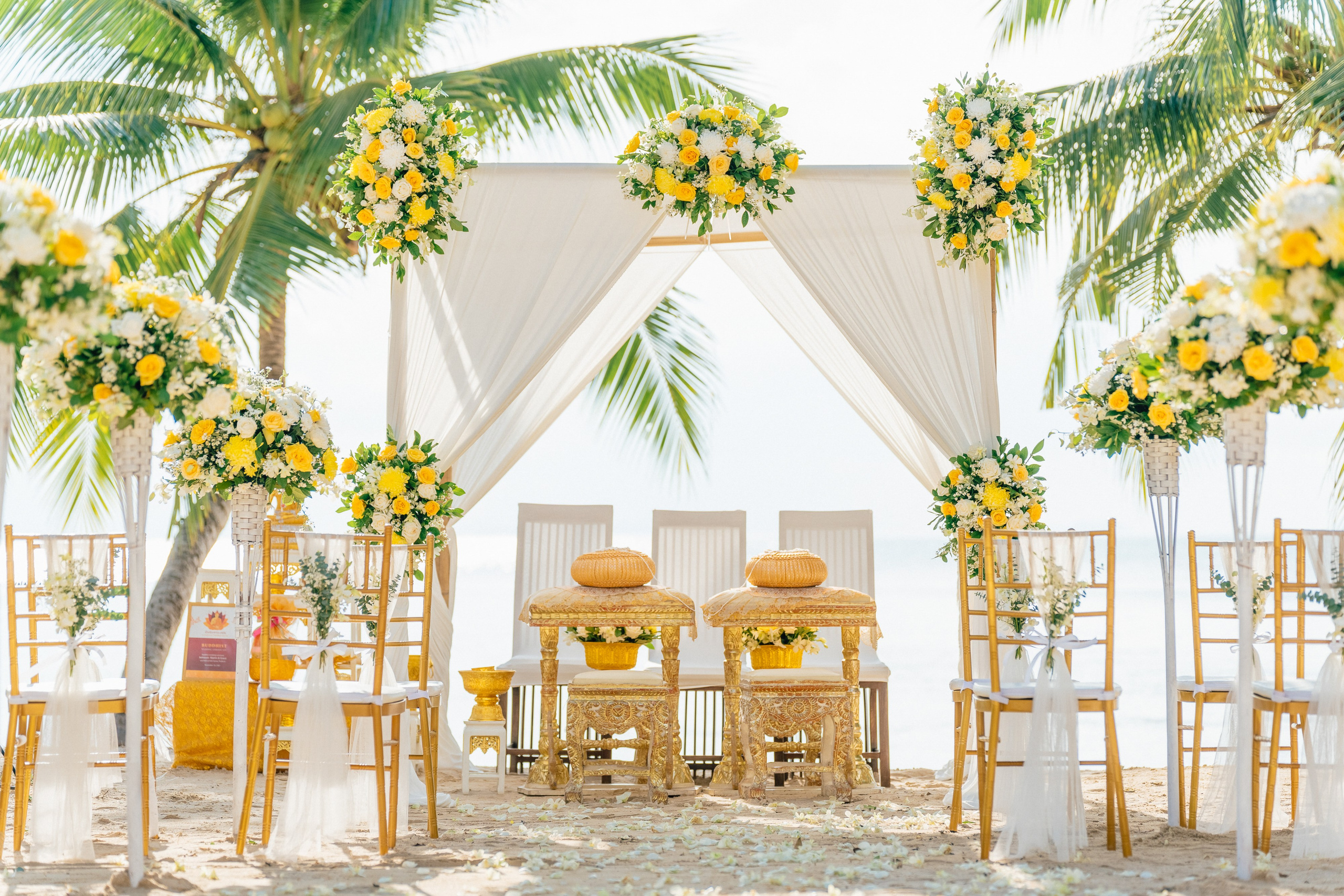 GRACE & MARTIN. Буддийская свадебная церемония на Самуи, Таиланд