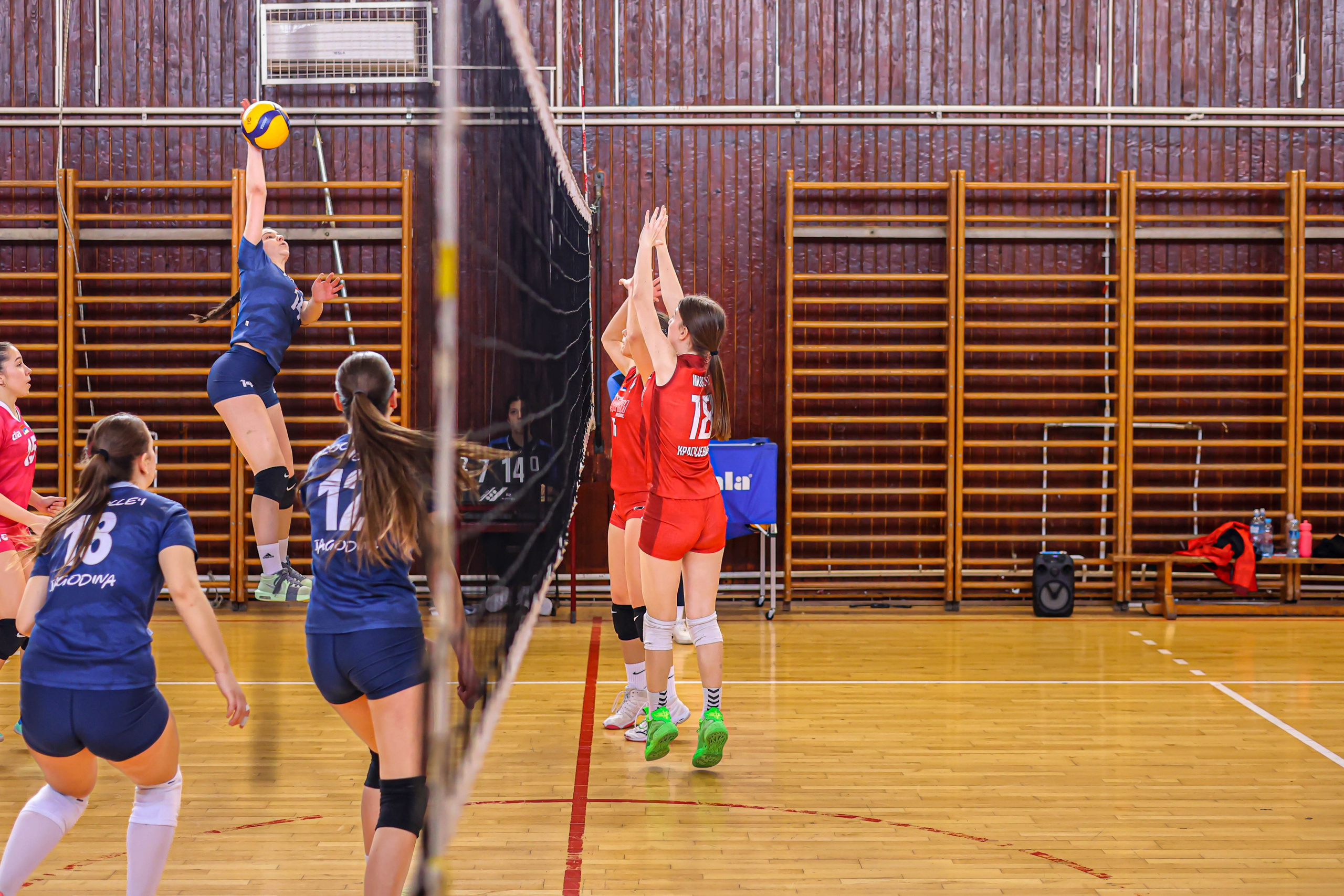 Odbojka 22.03.  Radnicki KG — BlockVolley JAG. Foto Simic Jagodina