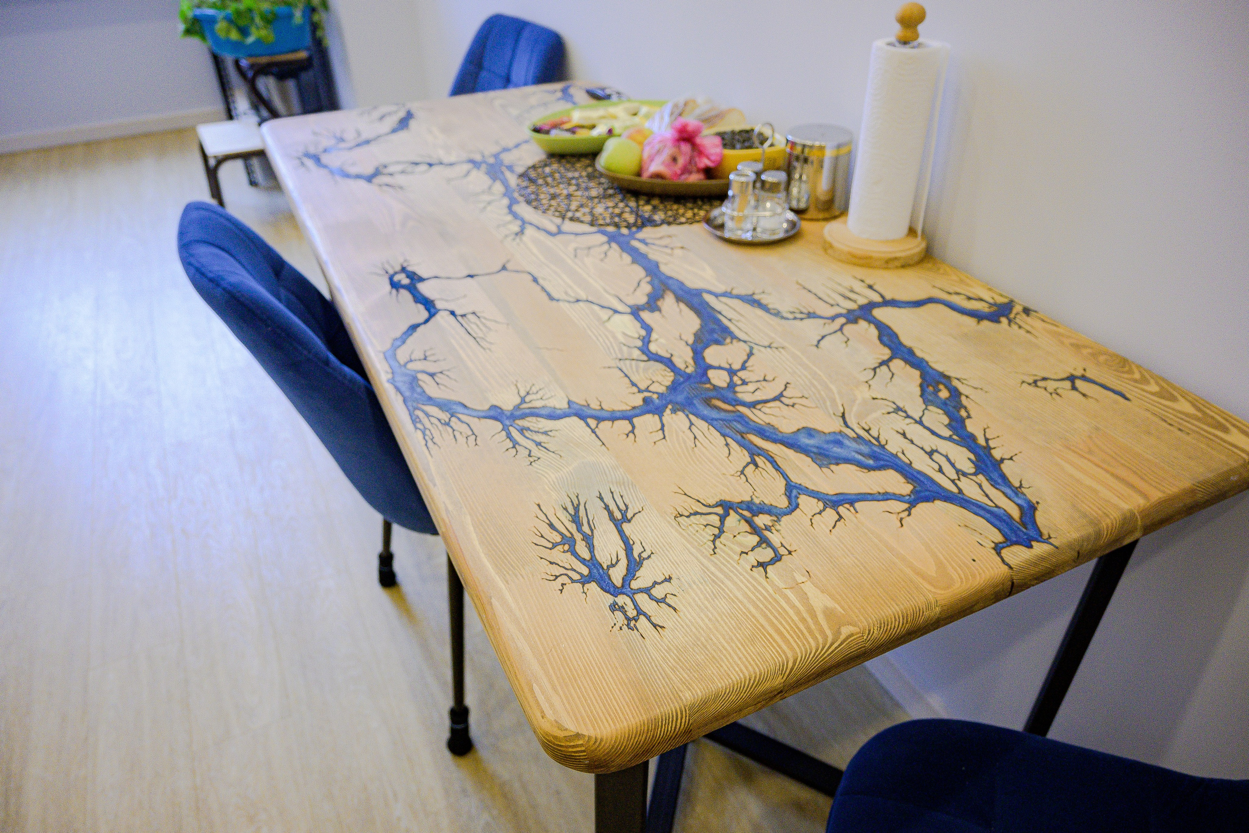 The apartment is 98 m2. Fotograf Dmitrii Donets