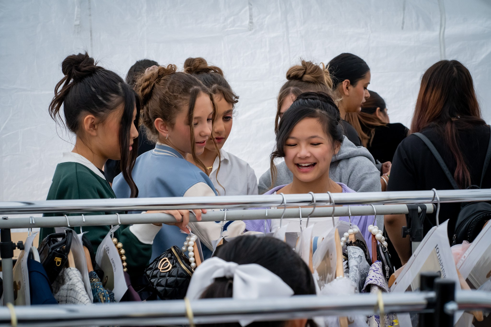 The blooms BTS. Vancouver Kids Photographer