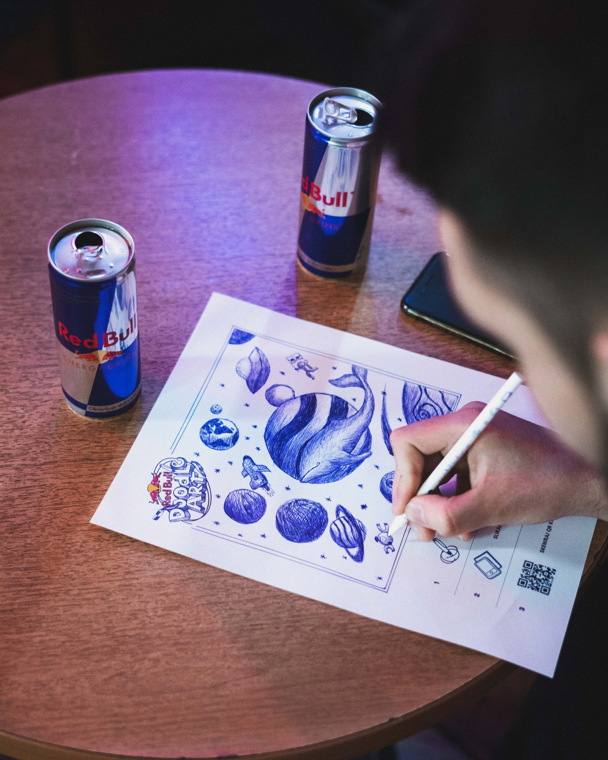 RedBull Doodle Art. Žukov Studio