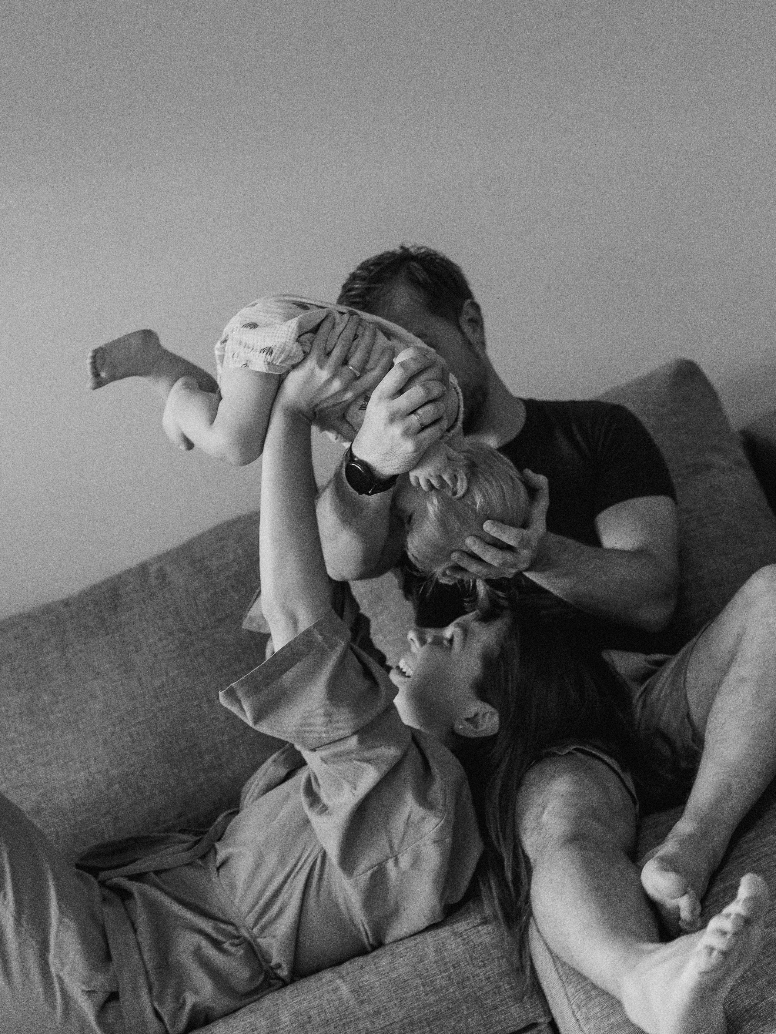 At home. Family and wedding photographer in Bangkok, Thailand