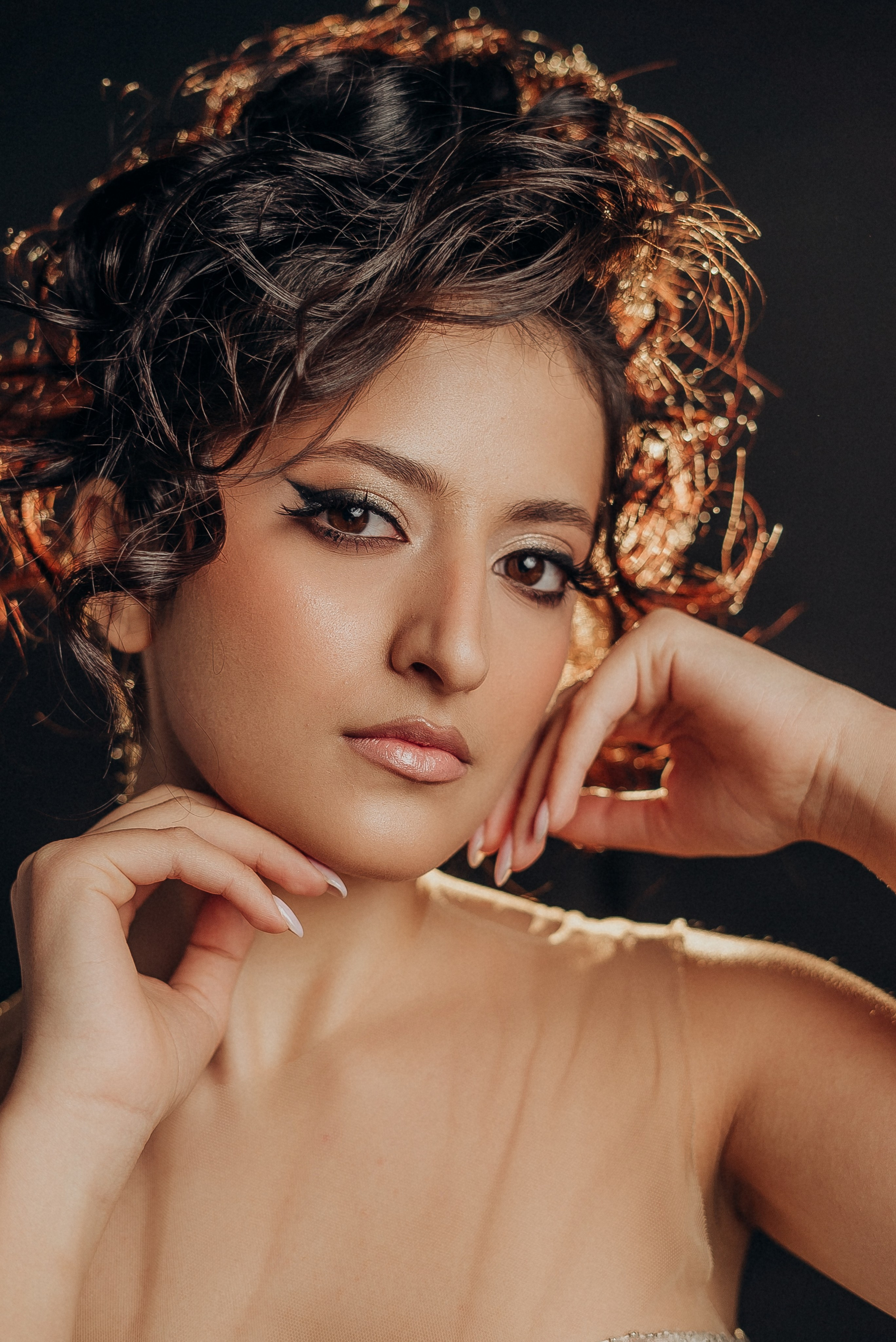 Съемка невесты в студии и ночью | Bride photography in the studio and at night. Портретный и семейный фотограф в Лимассоле Кипр Анна Руссу