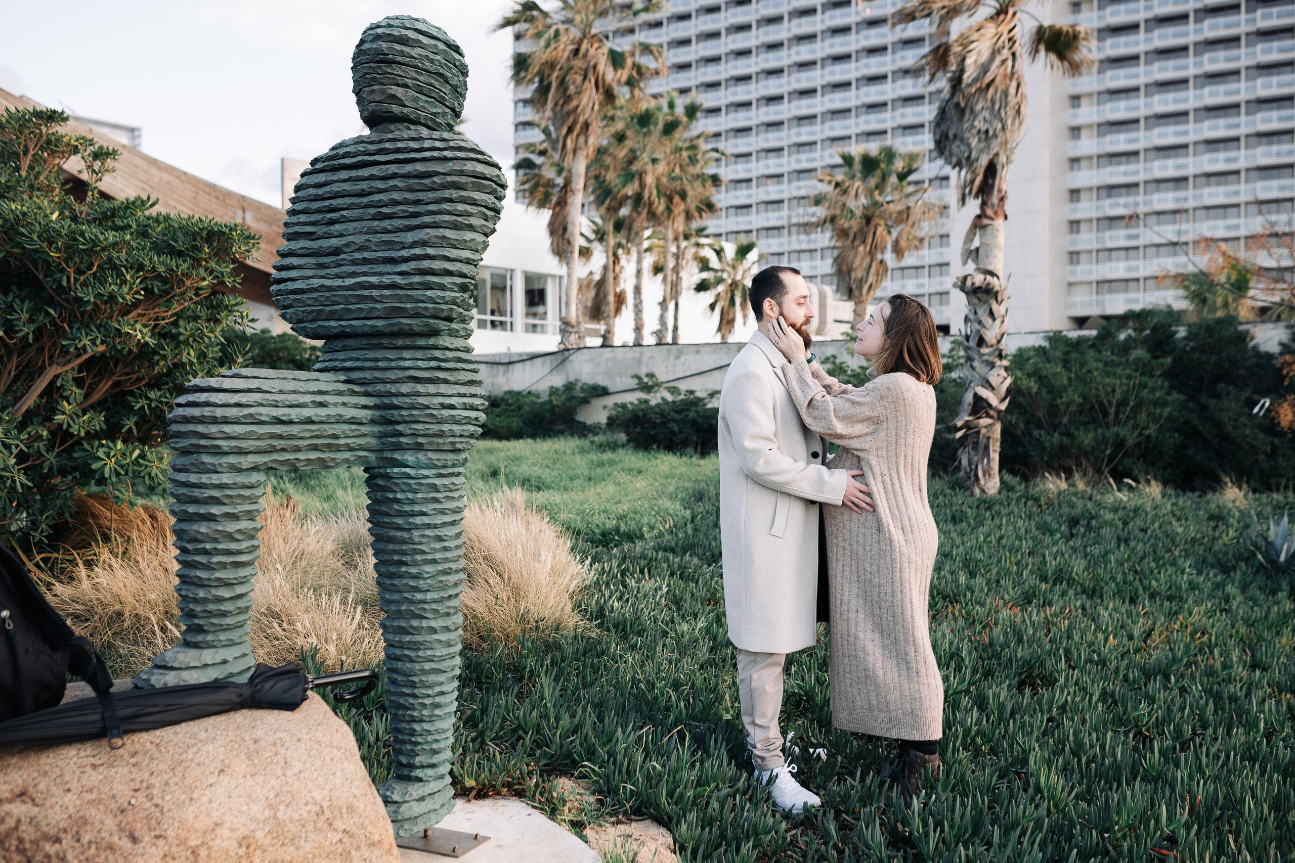 WINTER, PREGNANCY PHOTOSESSION (TEL AVIV). PHOTOGRAPHER IN ISRAEL