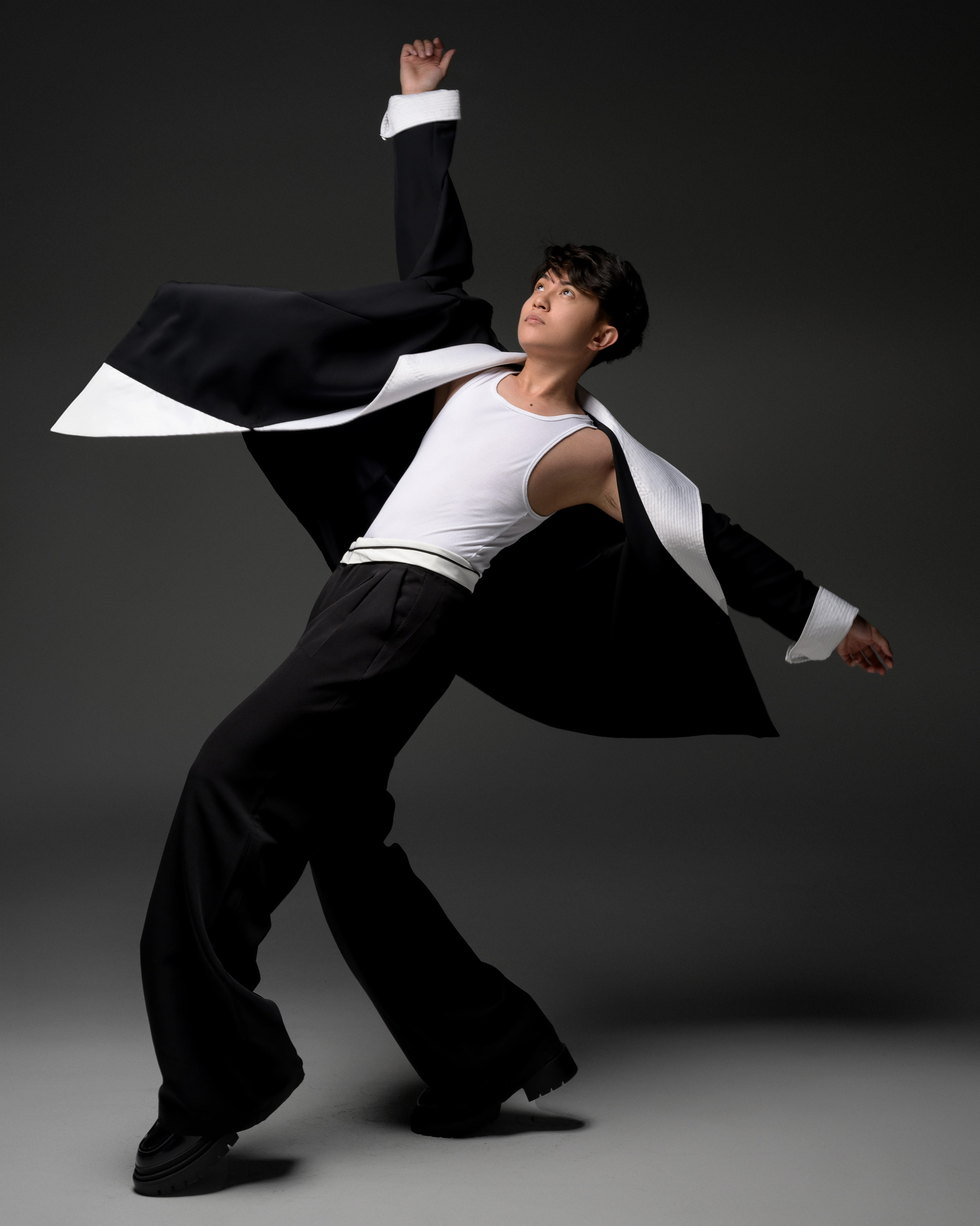 Model test shoot for a new face male model in San Francisco.