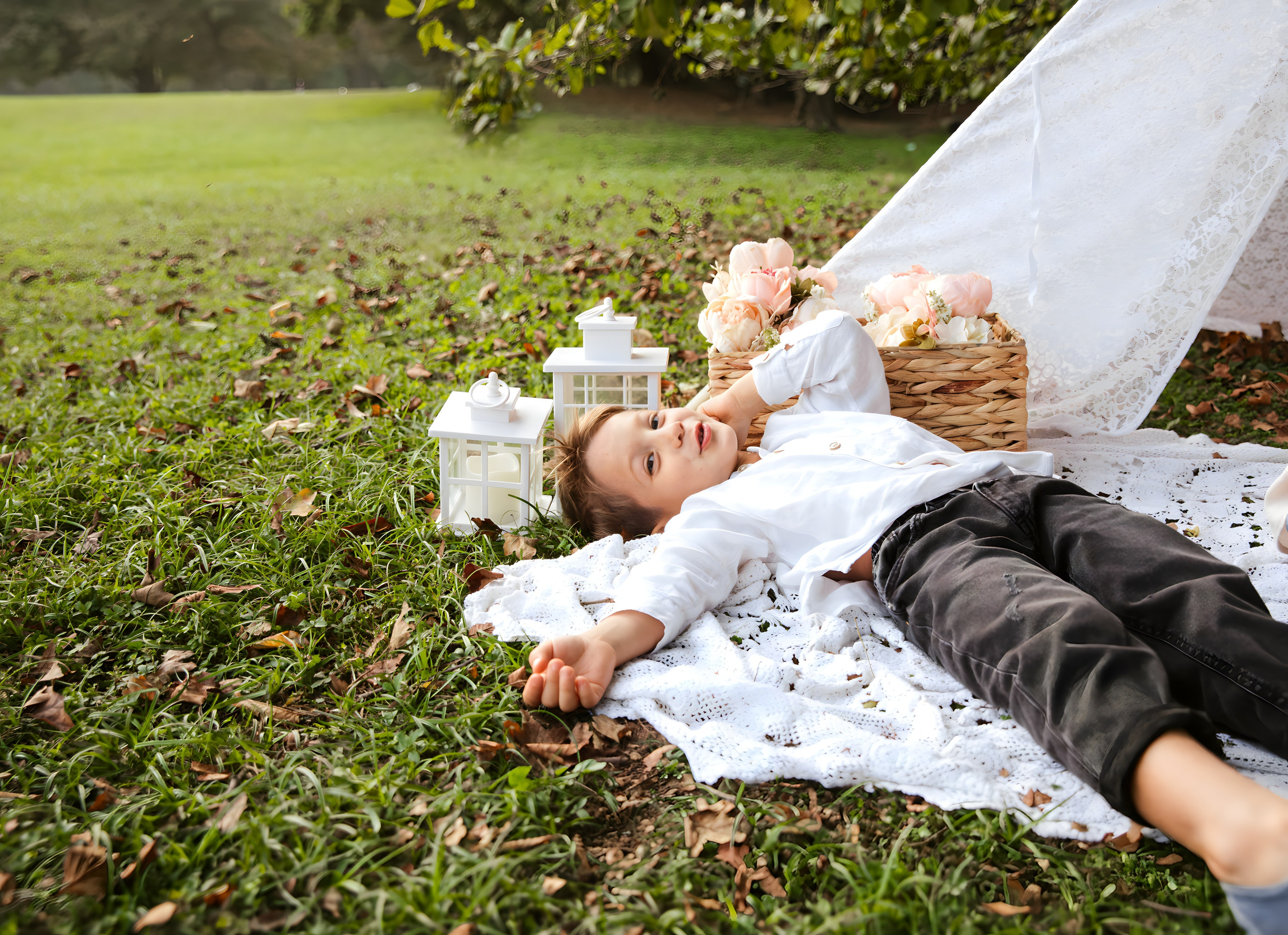 Maggie e la sua bellissima famiglia. Luci e Capricci Photography