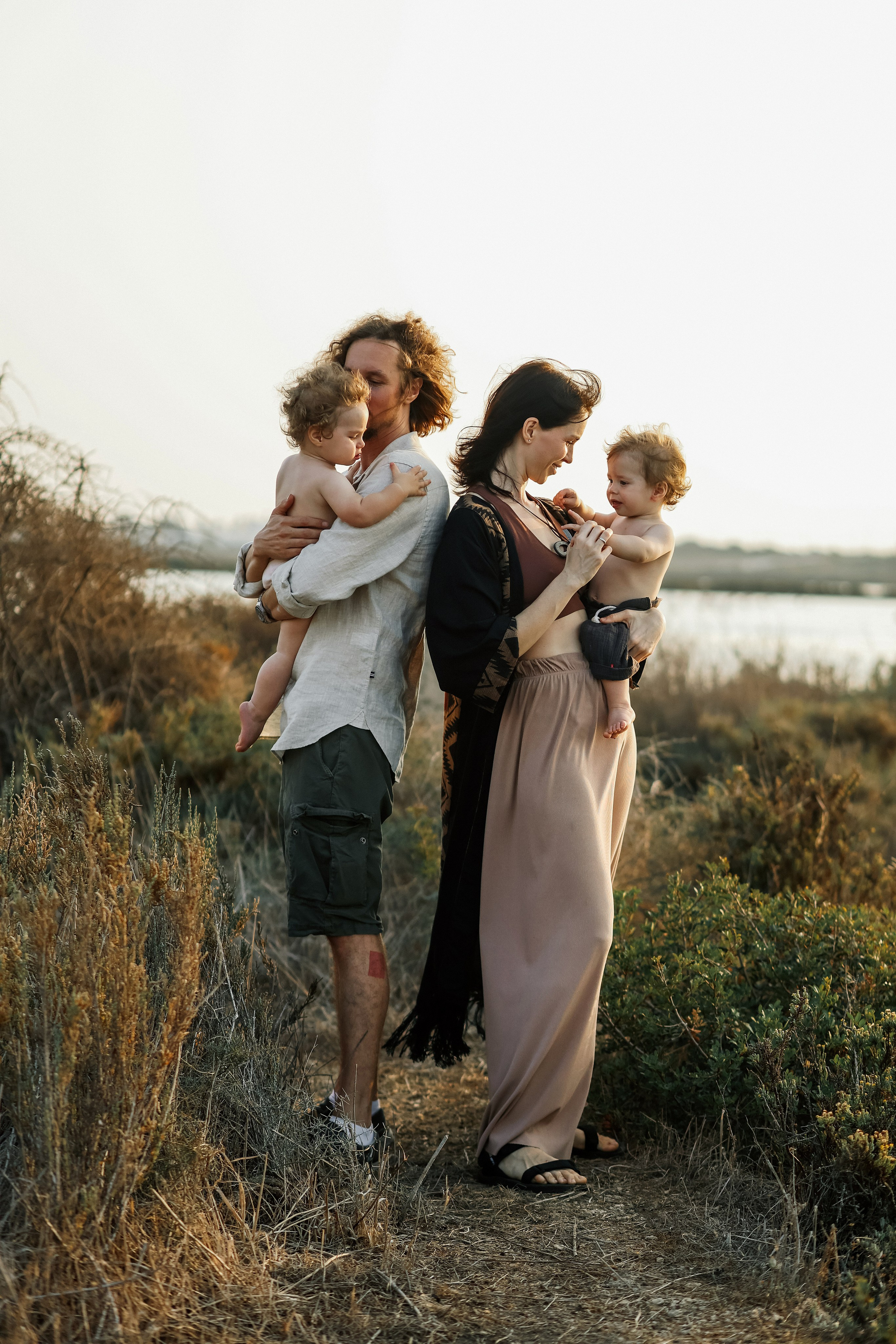 Little curls in Atlit. Family photographer in Israel