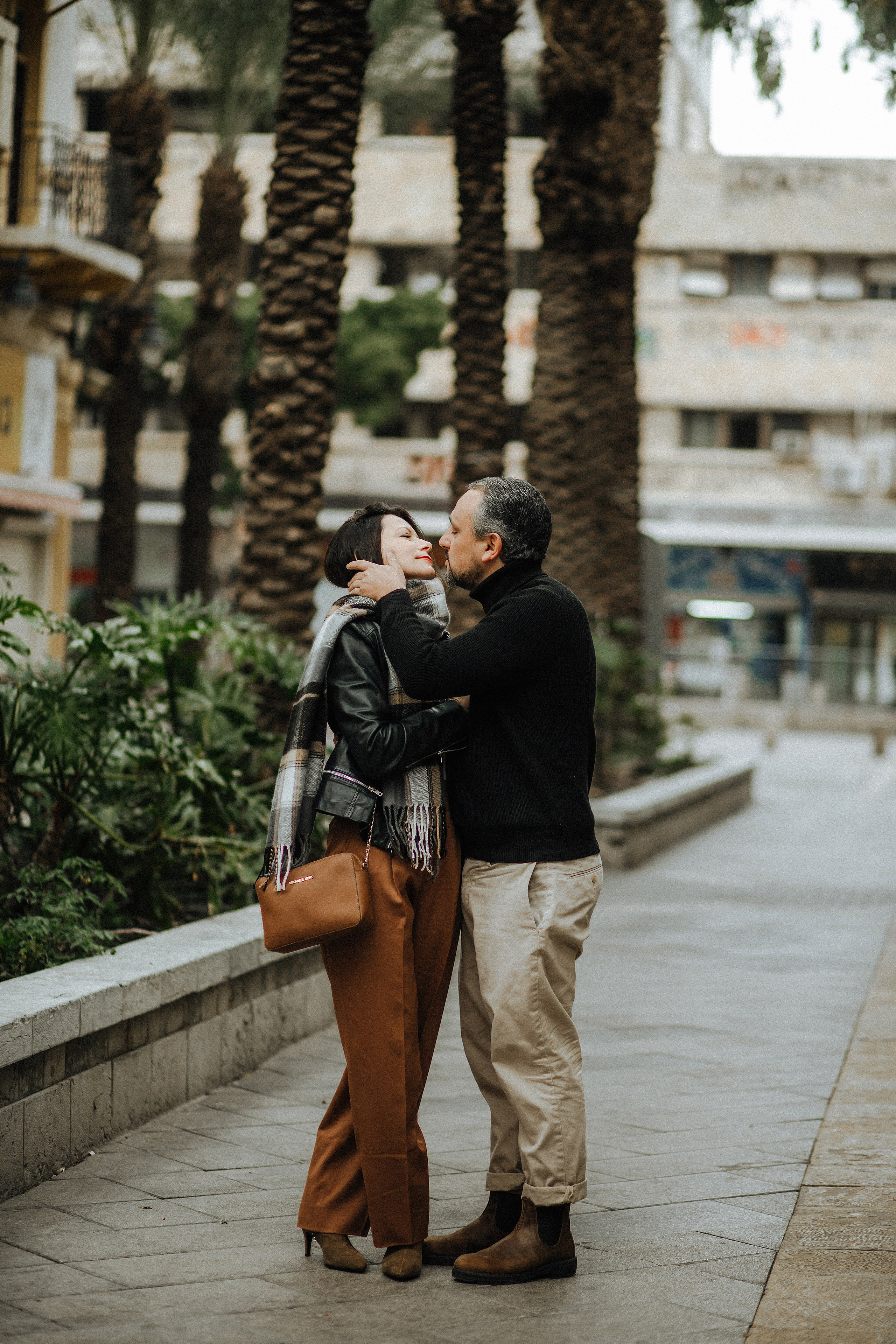 Valentines Day in Downtown Haifa. Family photographer in Israel