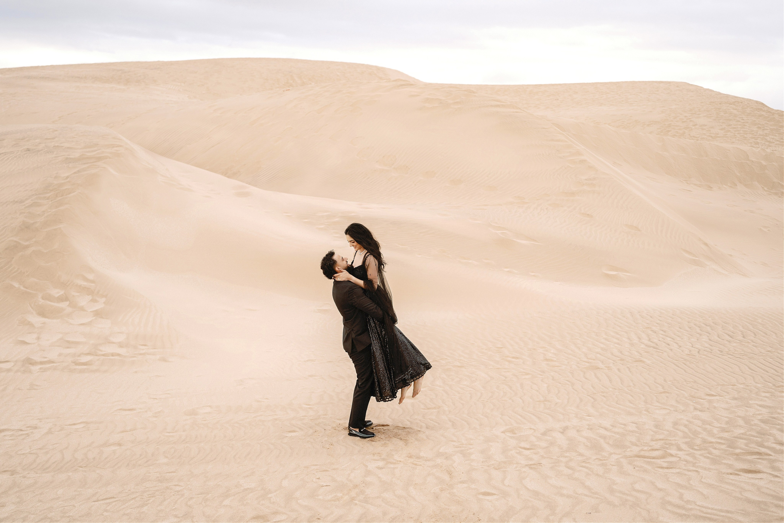 Elopement at Pismo Beach Sand Dunes, California. Wedding Photography & Videography Team in California, Los Angeles, San Francisco, San Diego and Travel