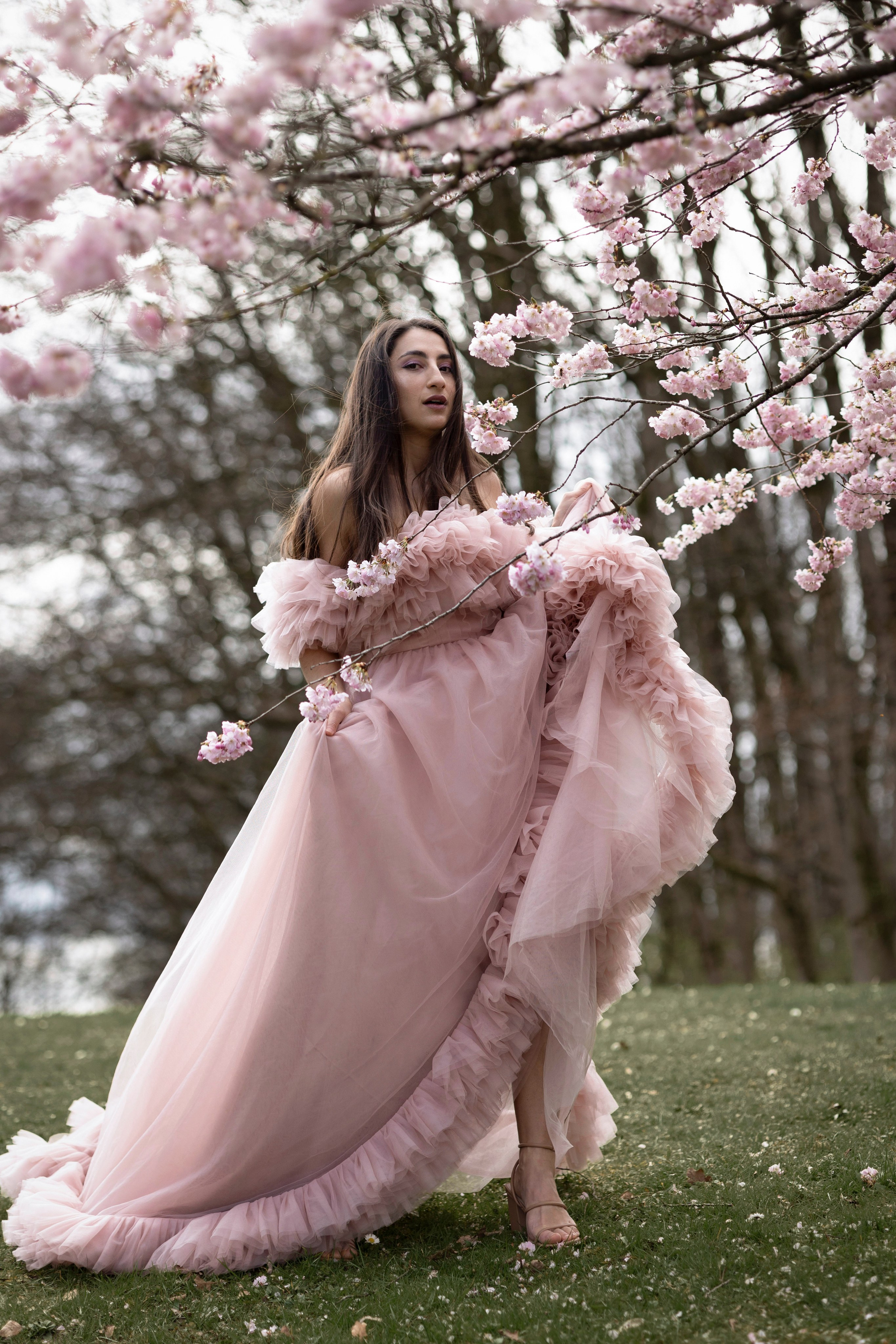 Long dresses shooting. Photographer in Munich