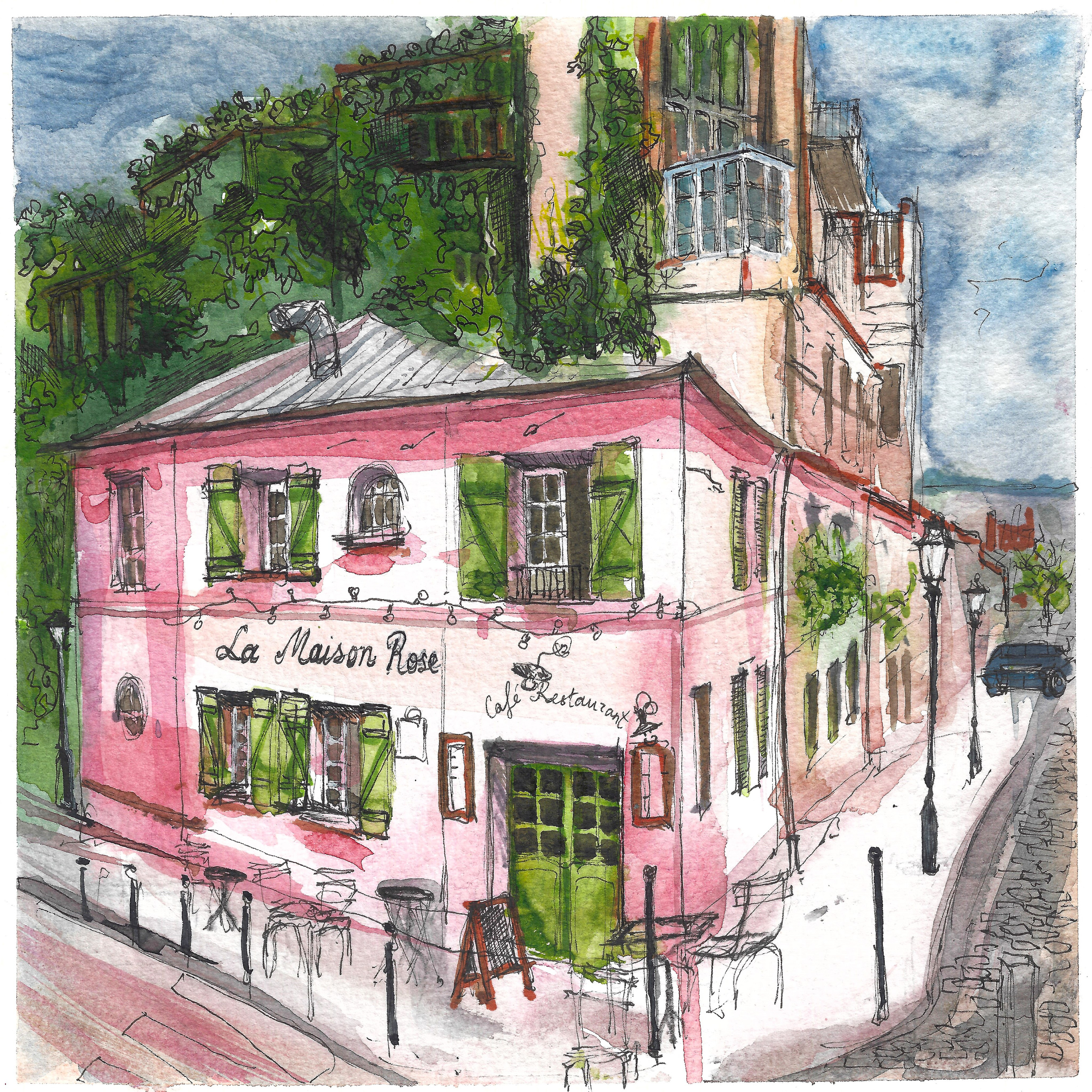 Urban views. Angelina Sorokopud. Artist in Strasbourg