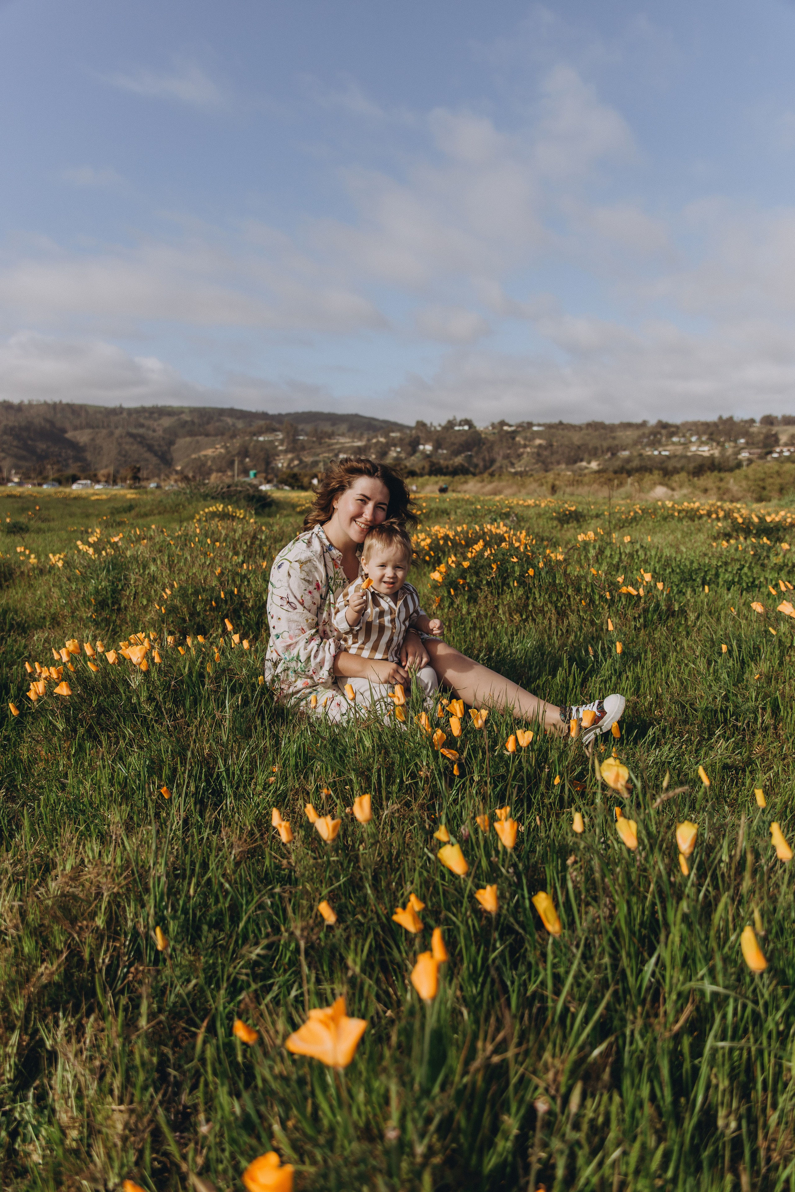 Sesión de fotos familiar en el campo — costa Chilena. Photographer in Santiago, Chile Anna Almazova