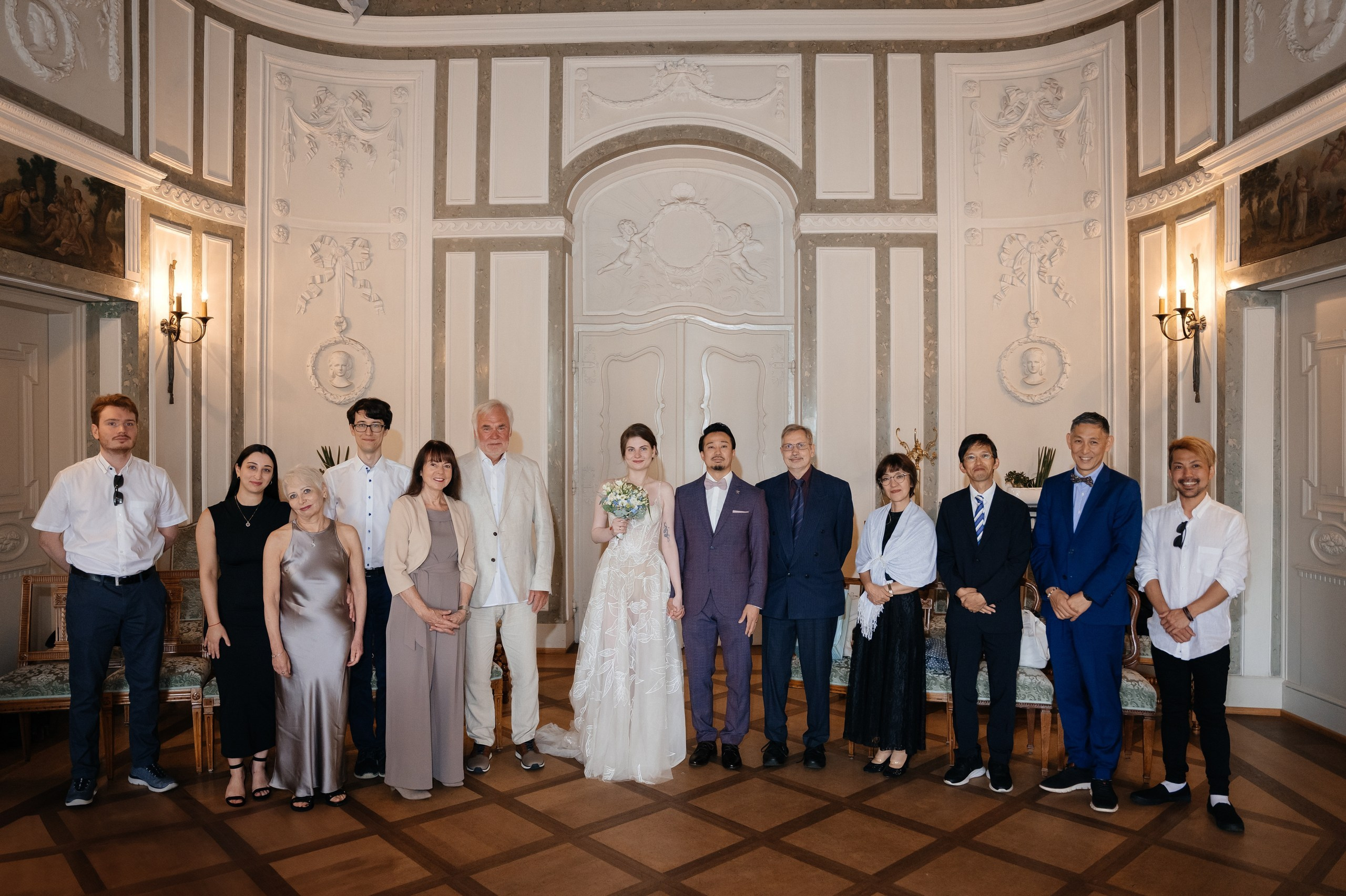 Civil Wedding in Frankfurt-Höchst — Photos at Bolongaro Palace