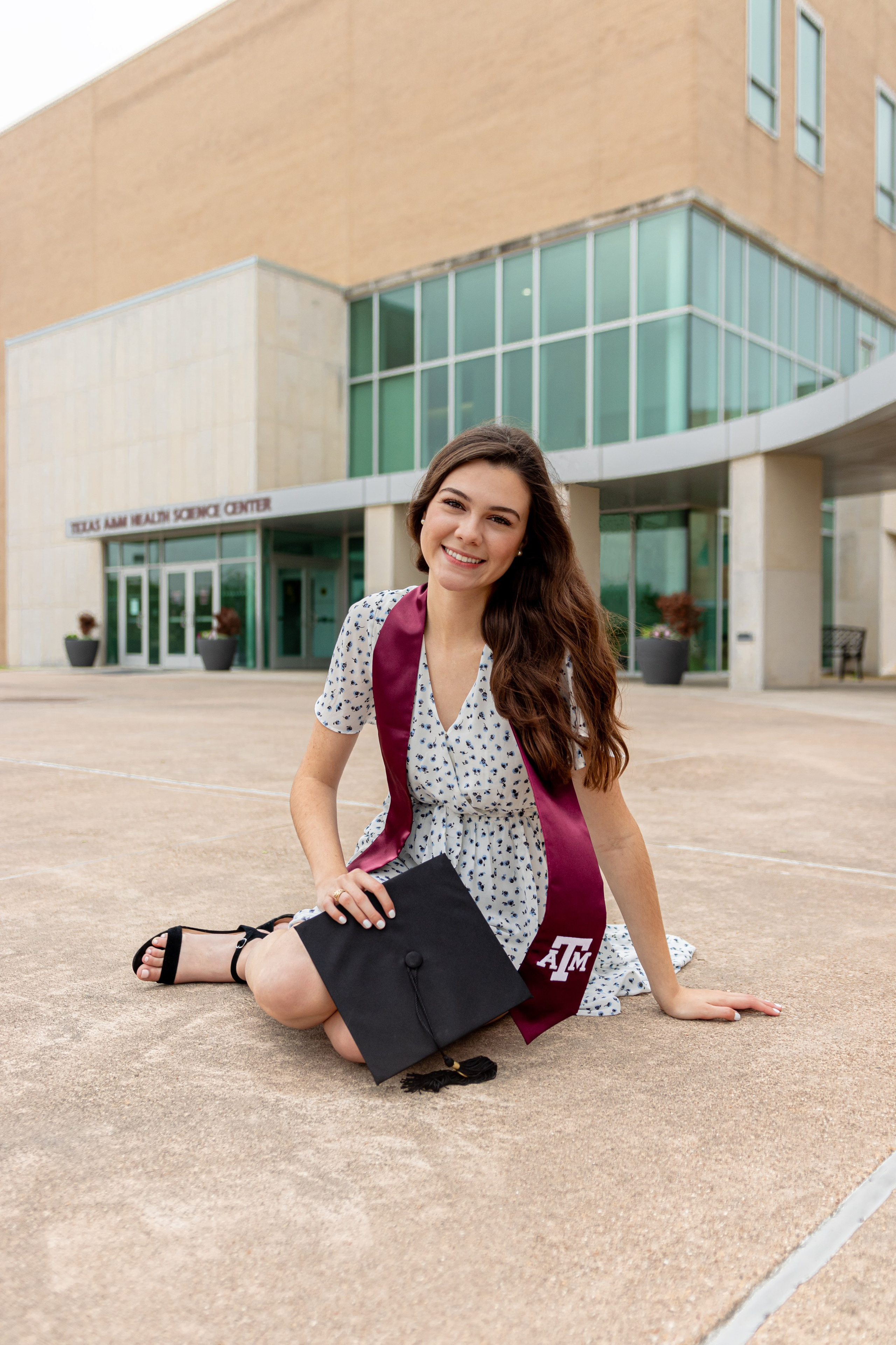 Lauren’s graduation photoshoot at Texas A&M University