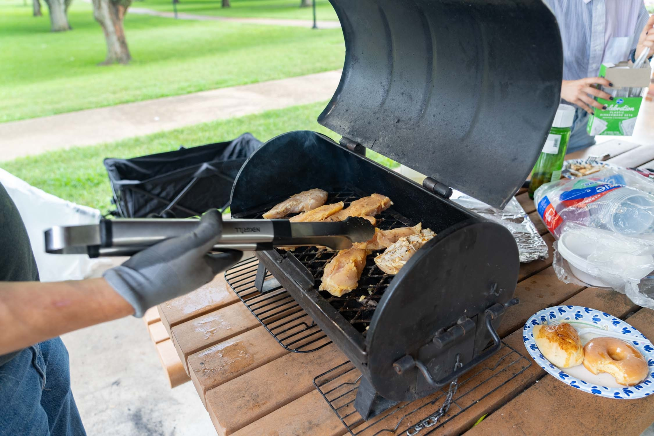 Easter picnic. Photographer Irina Kozhemyakina. Houston