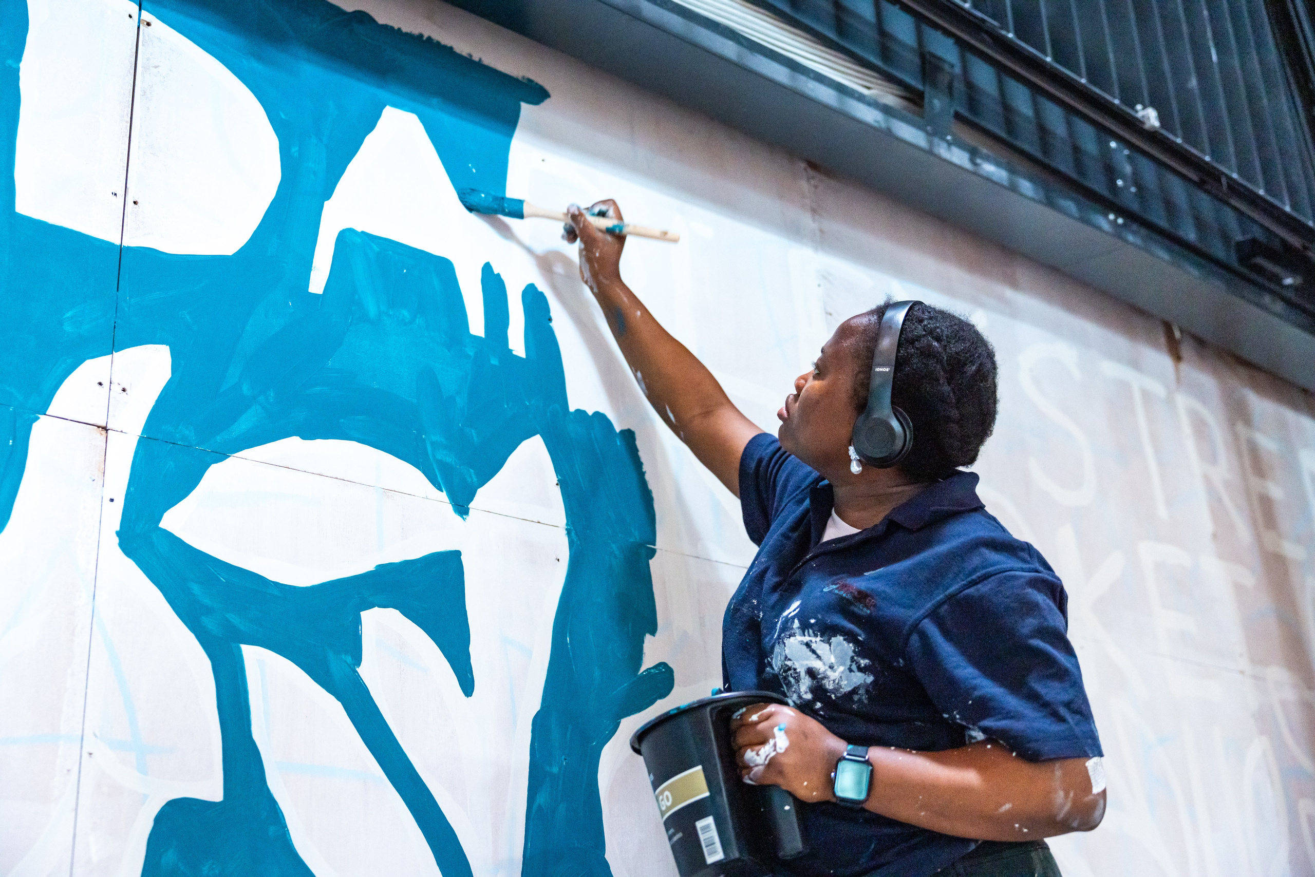 Darley Street Market Mural. Professional Portrait & Event Photographer in West Yorkshire, travels across UK
