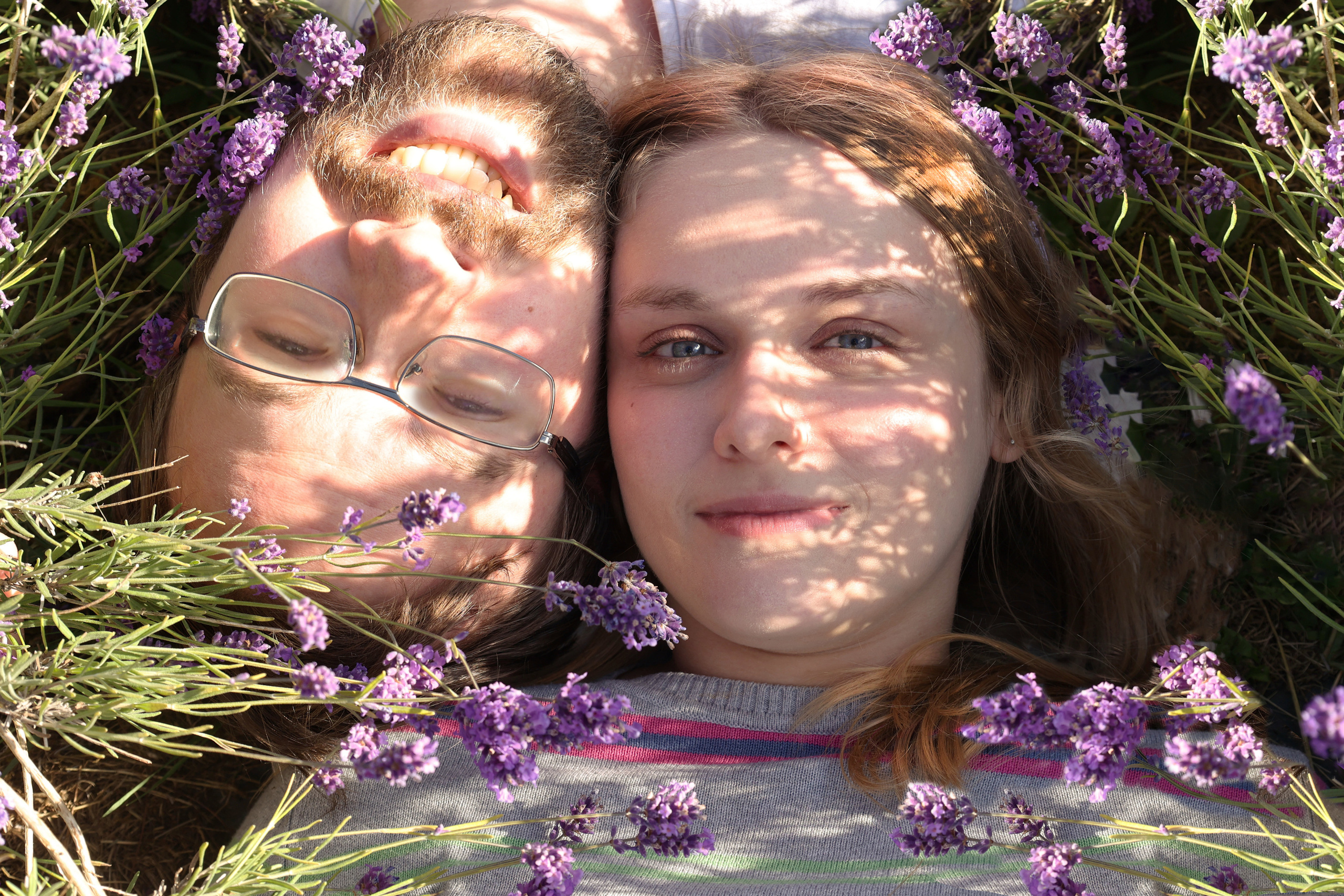 Izzy and Andrei in Lavender. Couples and portraits photographer Wimbledon London