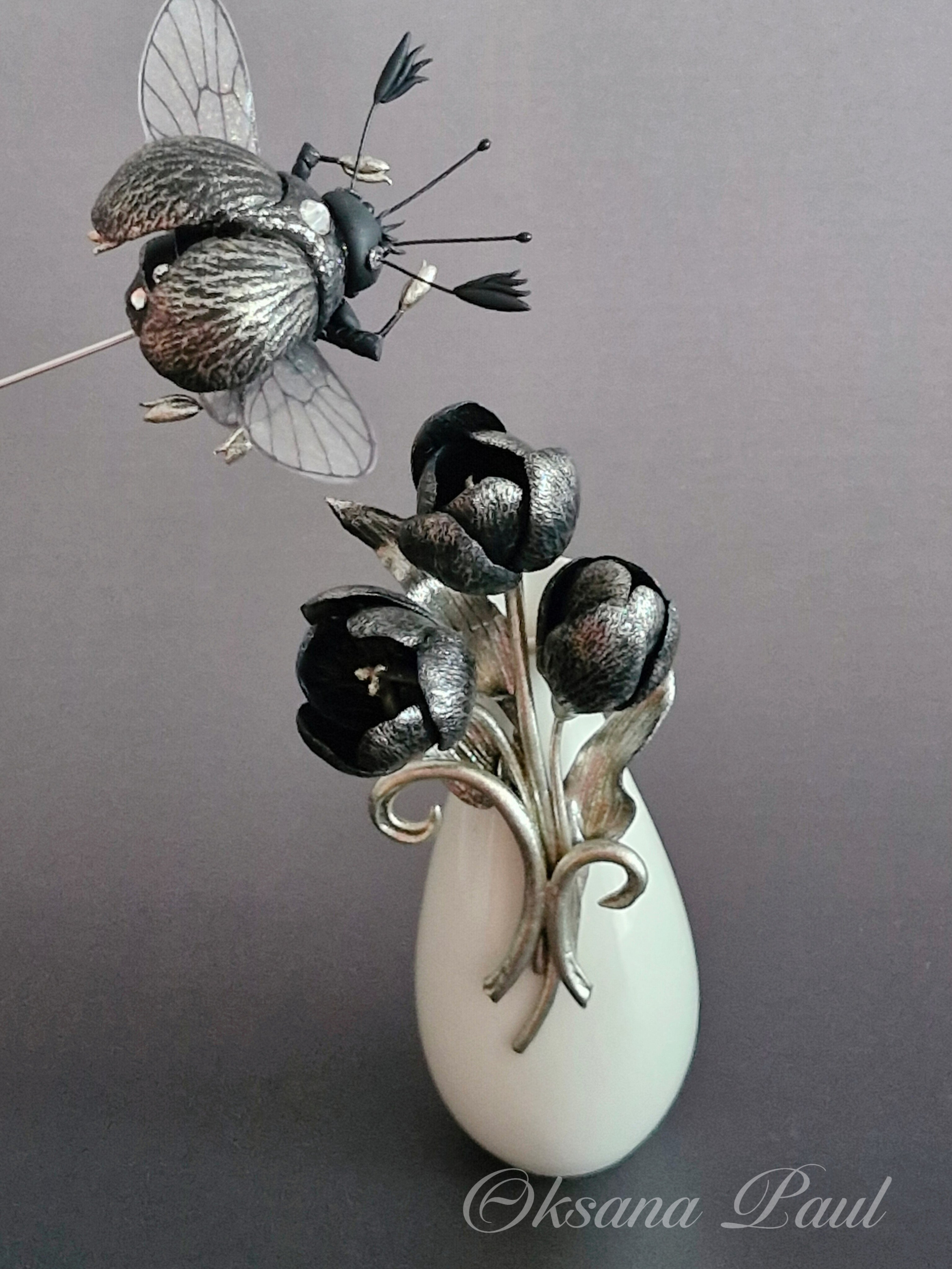 Магия чёрного / Magie des Schwarztons ➜. Oksana Paul-Gardinen-Design Oksana Paul ✧ Art of Gardinen & Textile Design ✧ Polymer Clay Art & Handmade Creatures