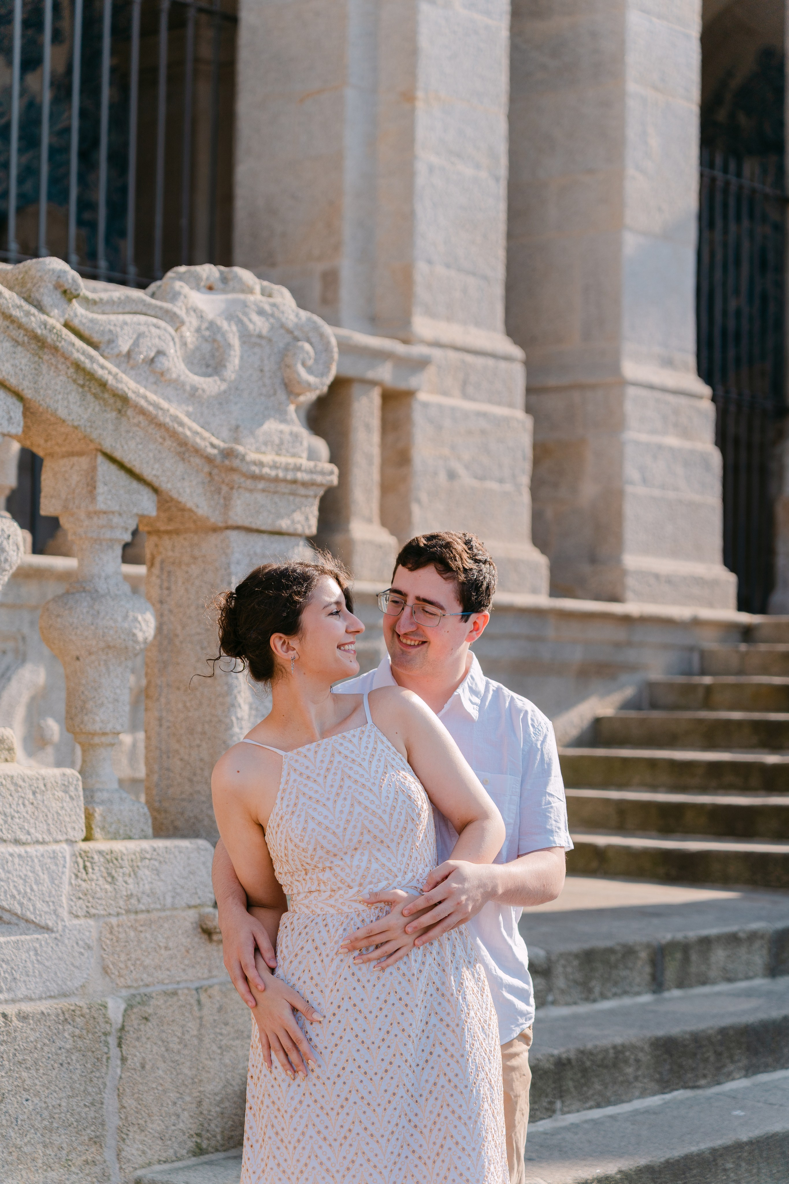 Wedding proposal at Senhor da Pedra. Fotógrafo de casamentos e ensaios para casais em Porto
