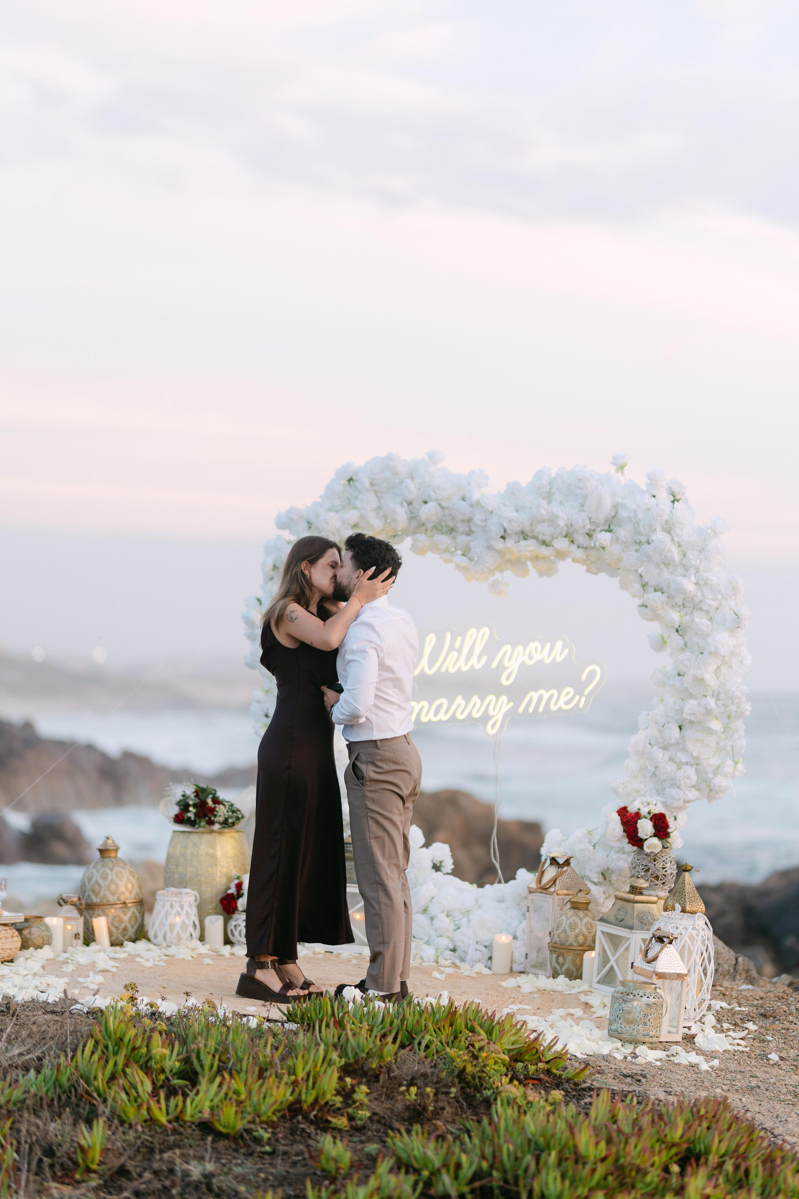 Wedding Proposal at the Beach. Davi Valente