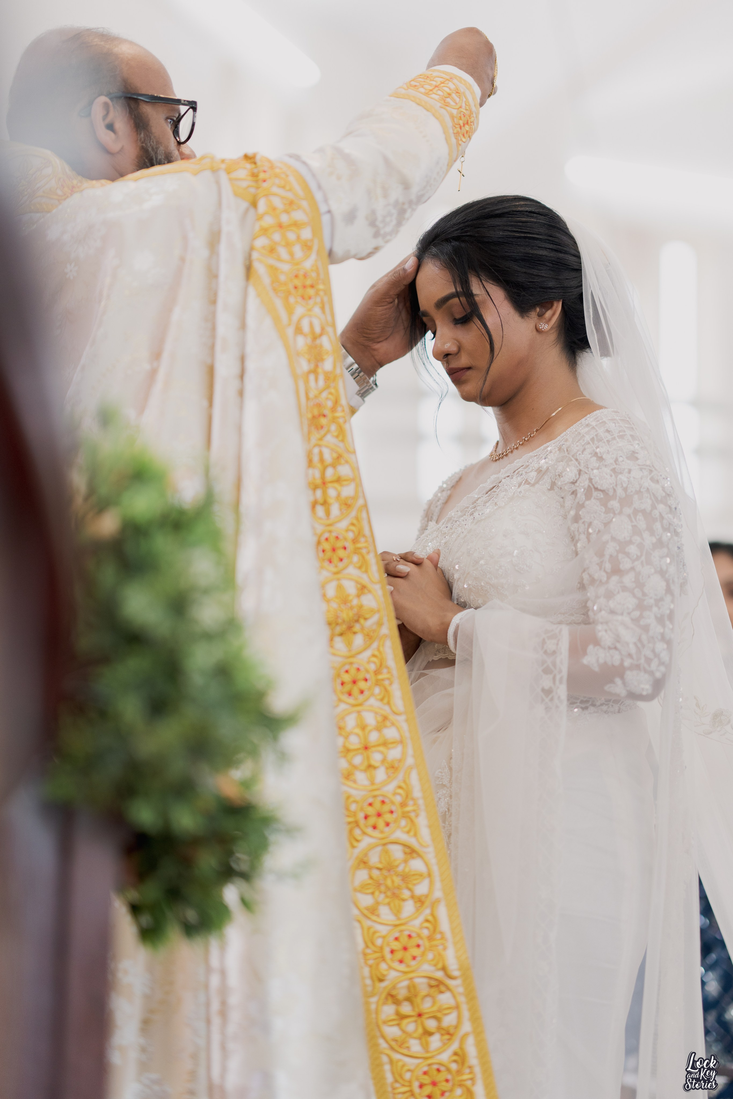 Soniya & Nithin Christian Wedding Photography | Faith-Filled Moments by The Lock and Key Stories. The Lock And Key Stories