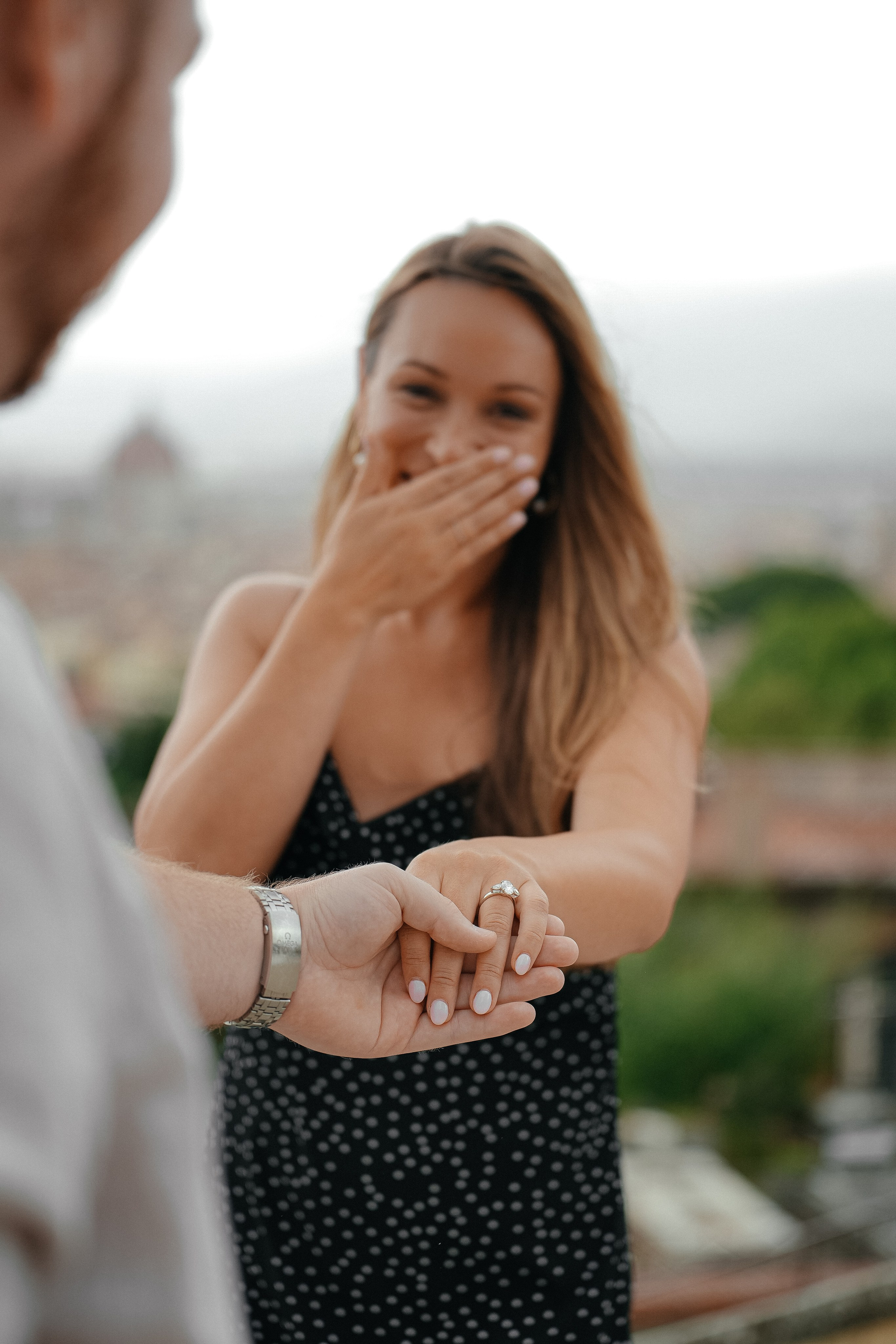 Secret Proposal with Amazing View. Wedding Photographer in Italy