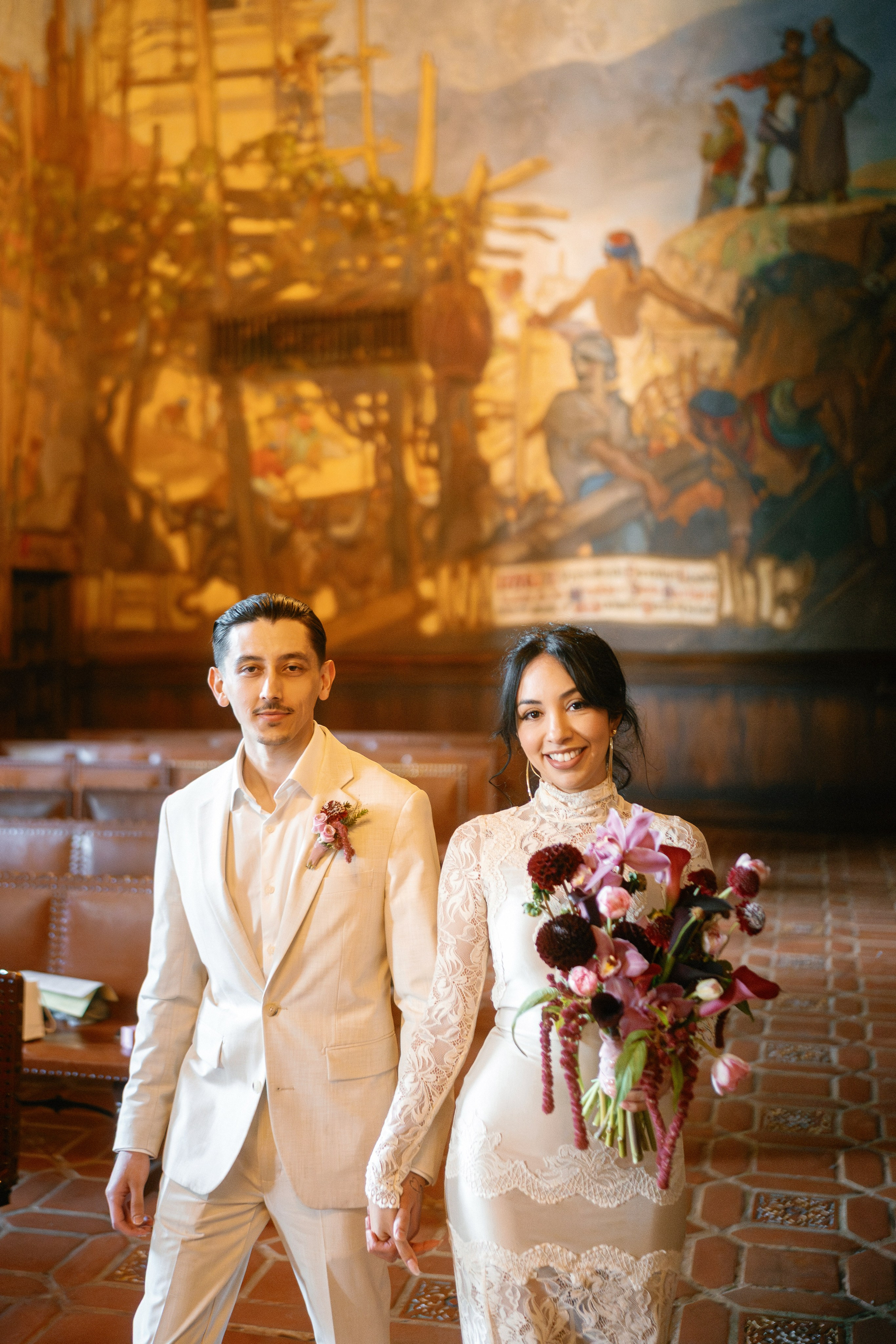 Intimate Wedding in Santa Barbara. Wedding Photography & Videography Team in California, Los Angeles, San Francisco, San Diego and Travel