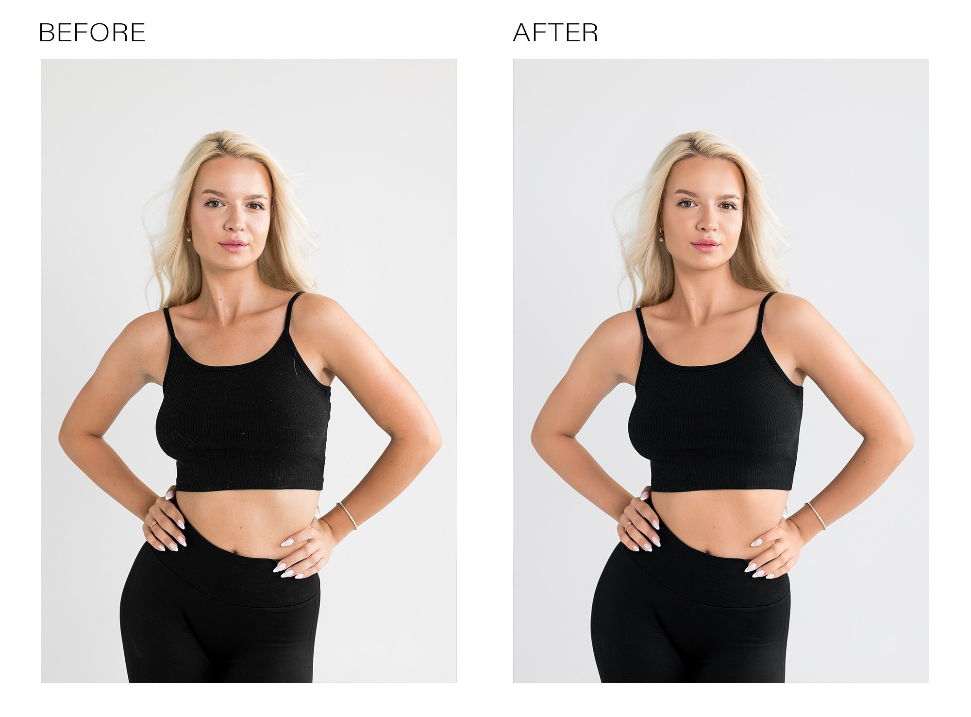 стественная ретушь портрета профессиональным международным ретушером, аккуратная коррекция кожи и натуральные тона. Профессиональная обработка портрета с естественным улучшением, услуги worldwide