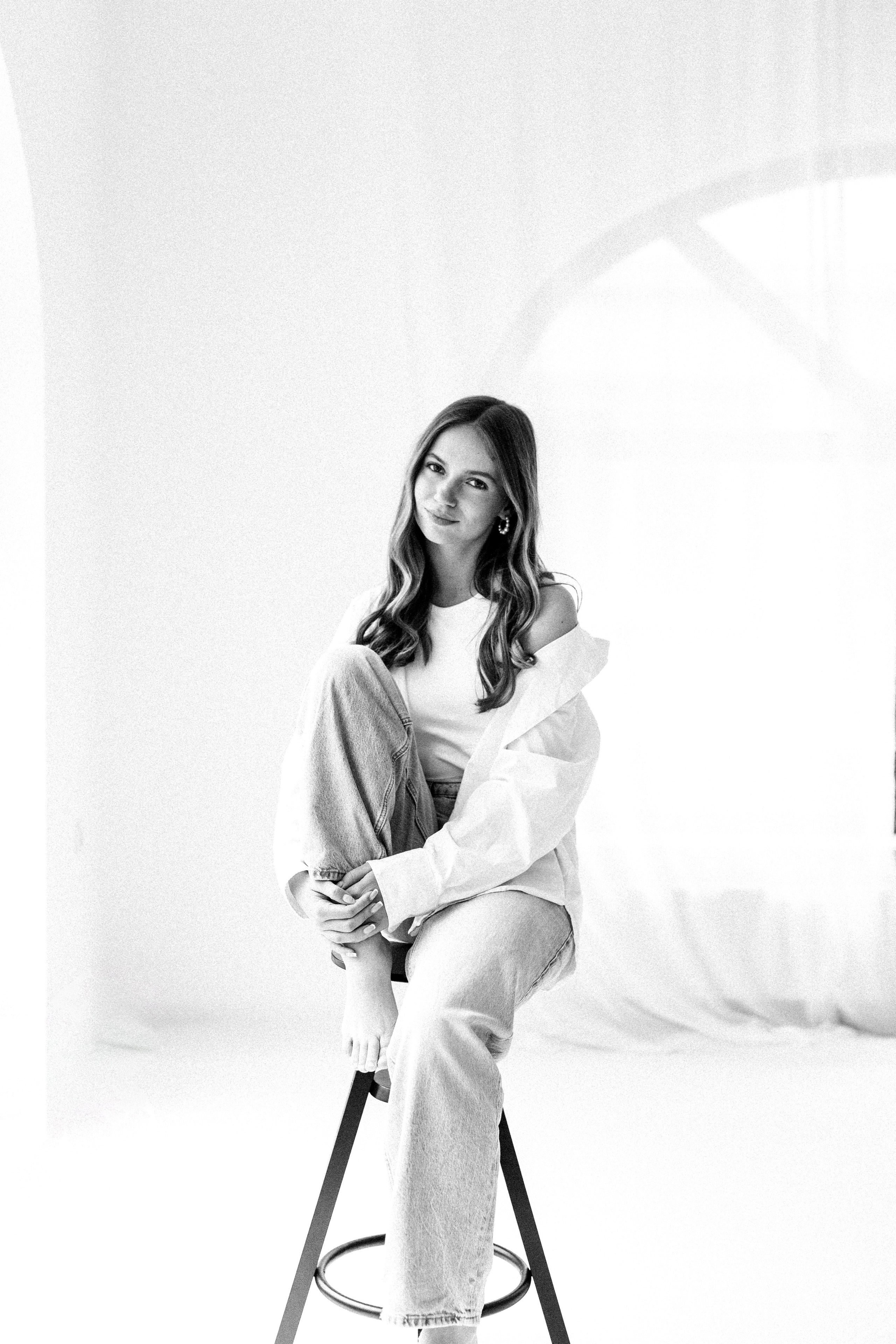 Portrait shooting. Professionele fotografin in Münsingen Olesia Wegele