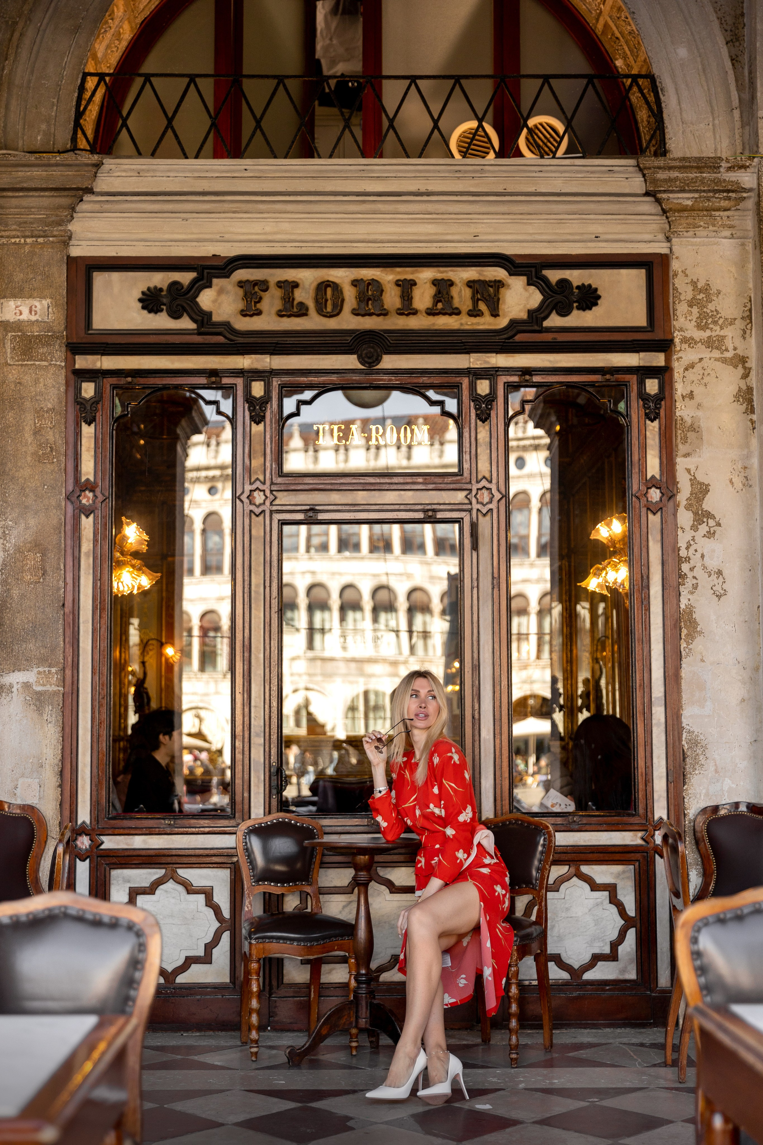 Yana at down in Venice