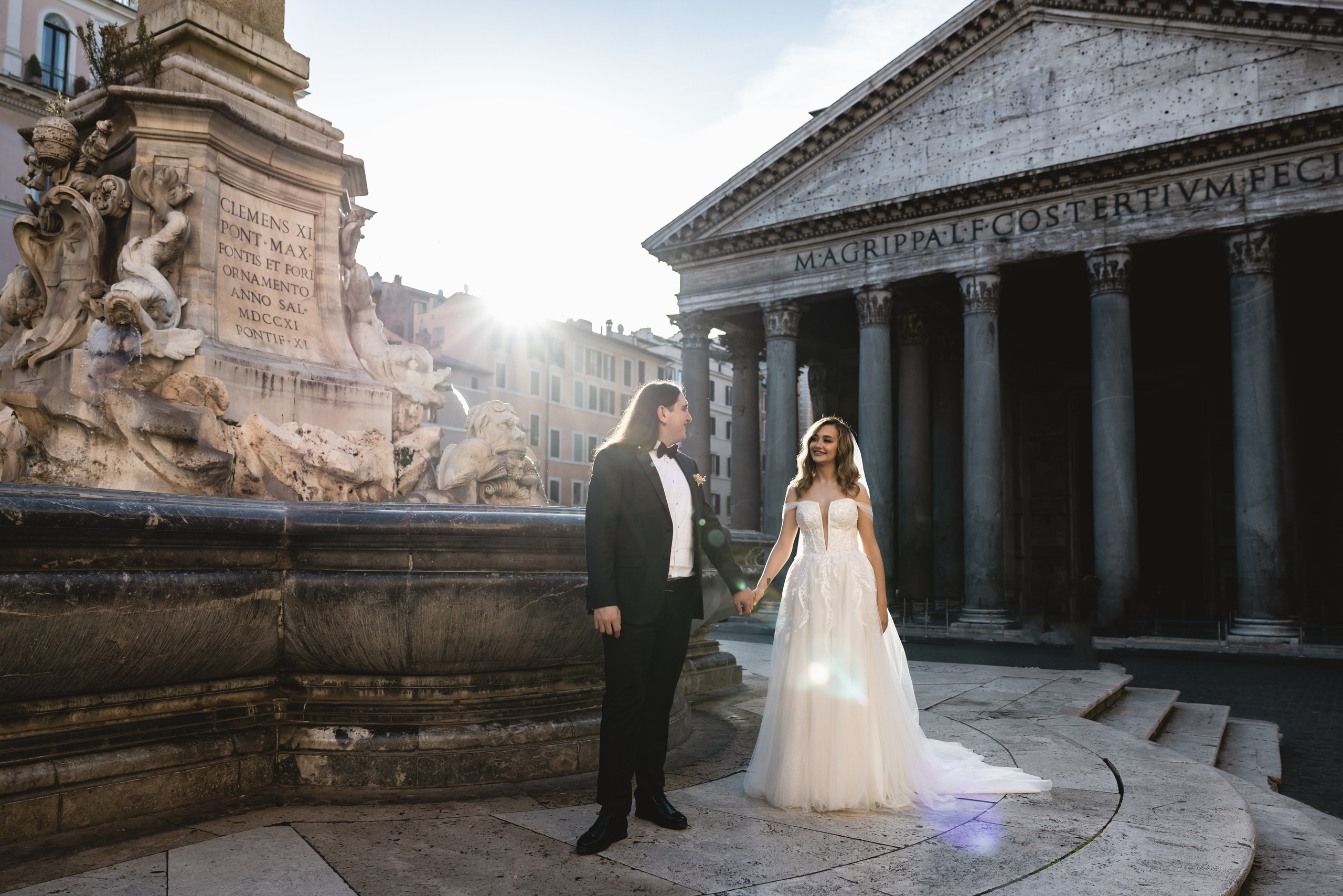 Wedding in Roma. Professional wedding photographer in Copenhagen, Denmark — Julia Byron