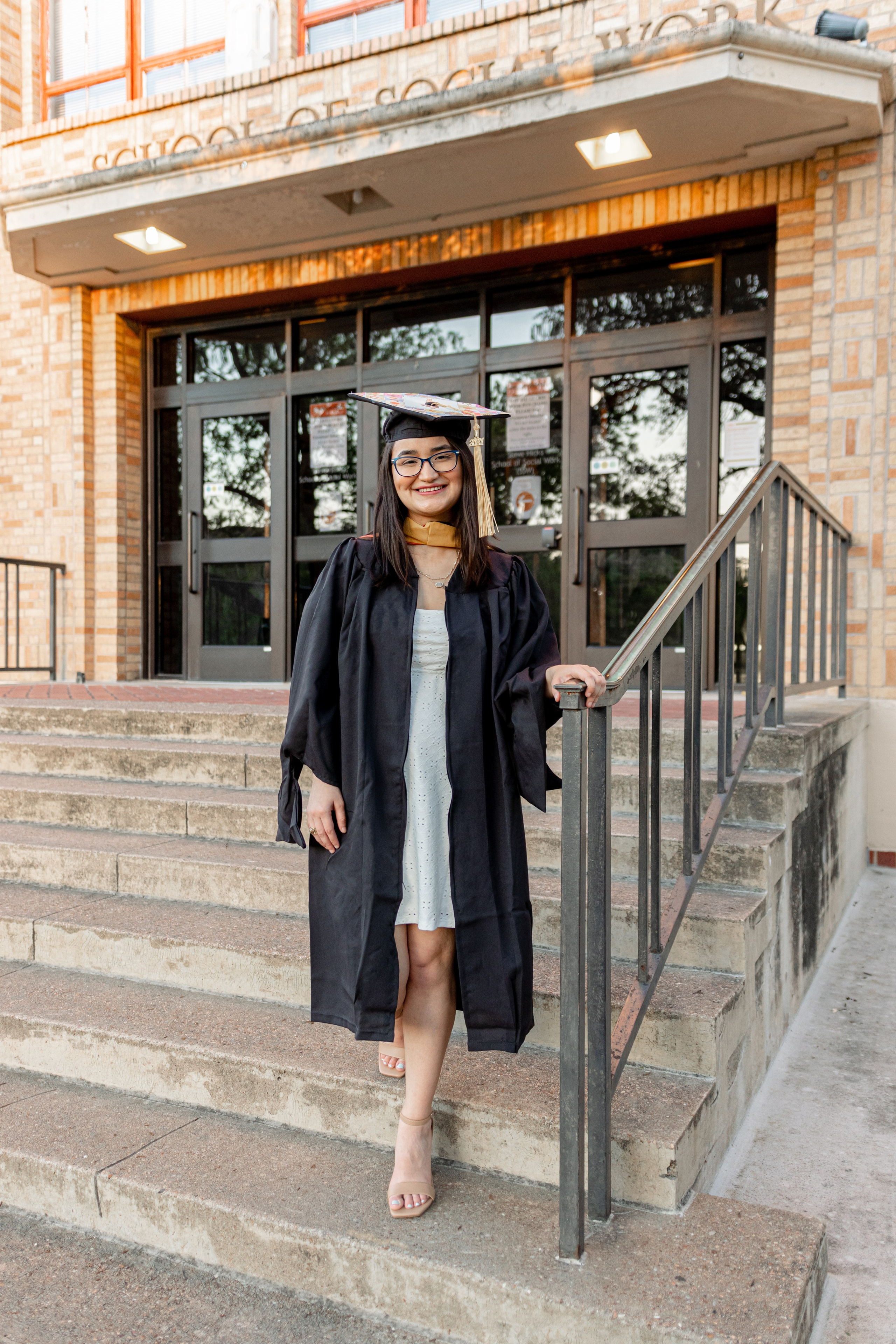 Yulissa's graduation photoshoot at the University of Texas