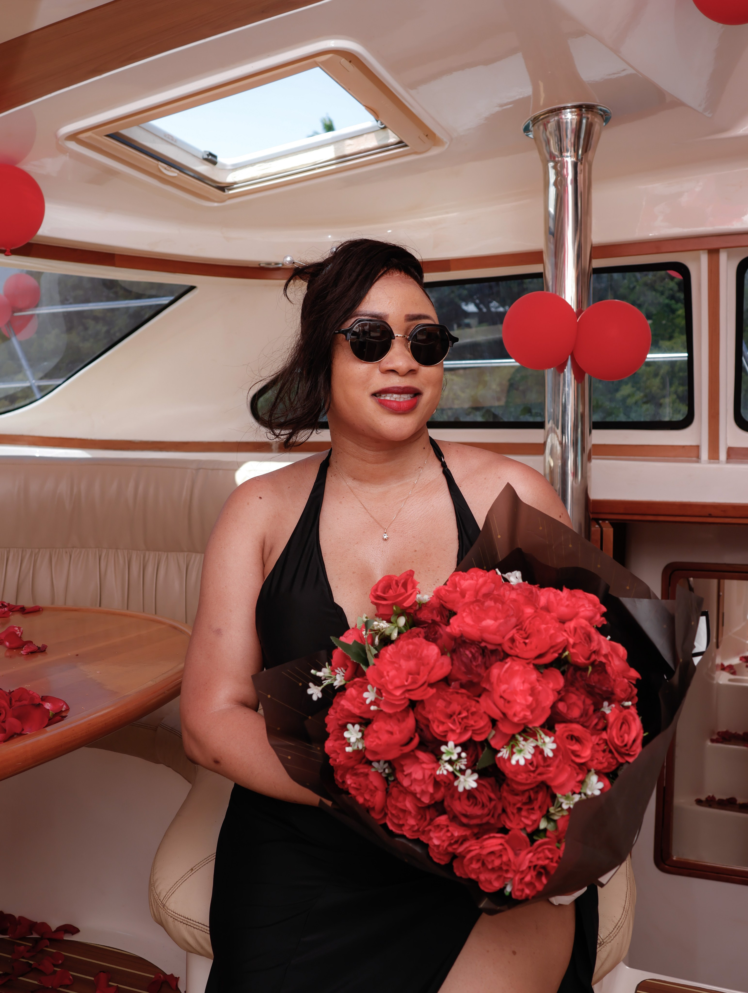Emily Yacht Cruise Birthday Shoot. A creative consultant based in Mombasa, Kenya