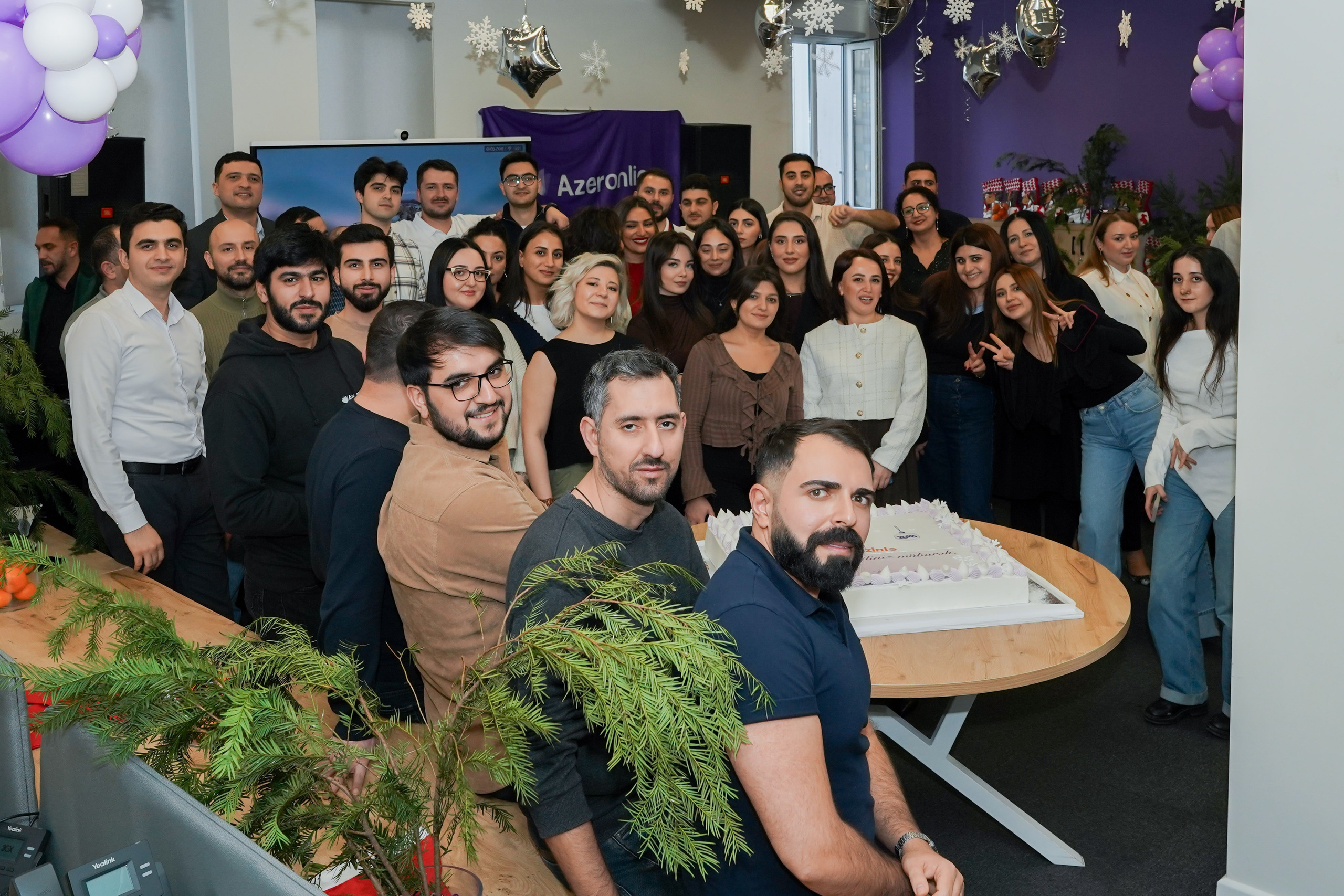 Azəronline şirkətinin yeni il korporativi. Fotoqraf Vəli Məmmədov