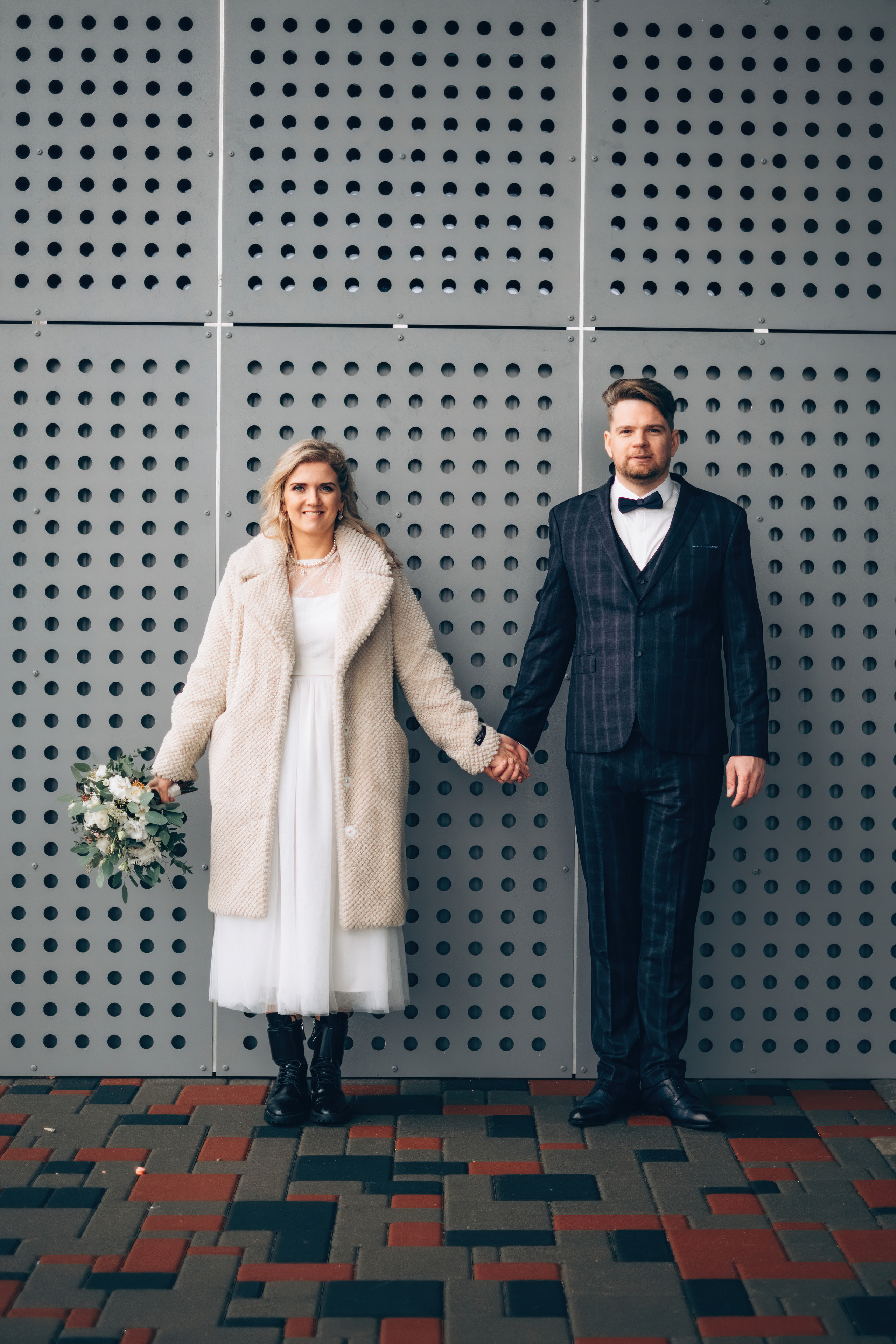 Kāzu fotosesija ziemā | Elīna un Mārtiņš. Kāzu × Ģimenes notikumu fotografs Edgars Kalniņš