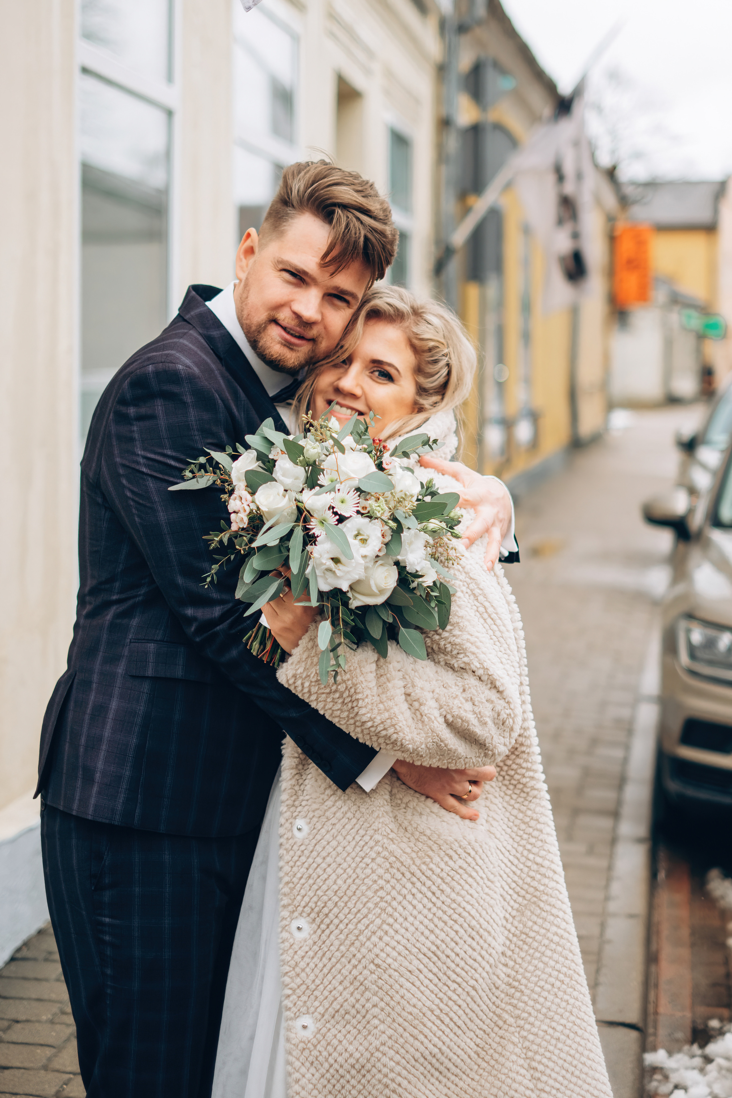 Kāzu fotosesija ziemā | Elīna un Mārtiņš. Kāzu × Ģimenes notikumu fotografs Edgars Kalniņš