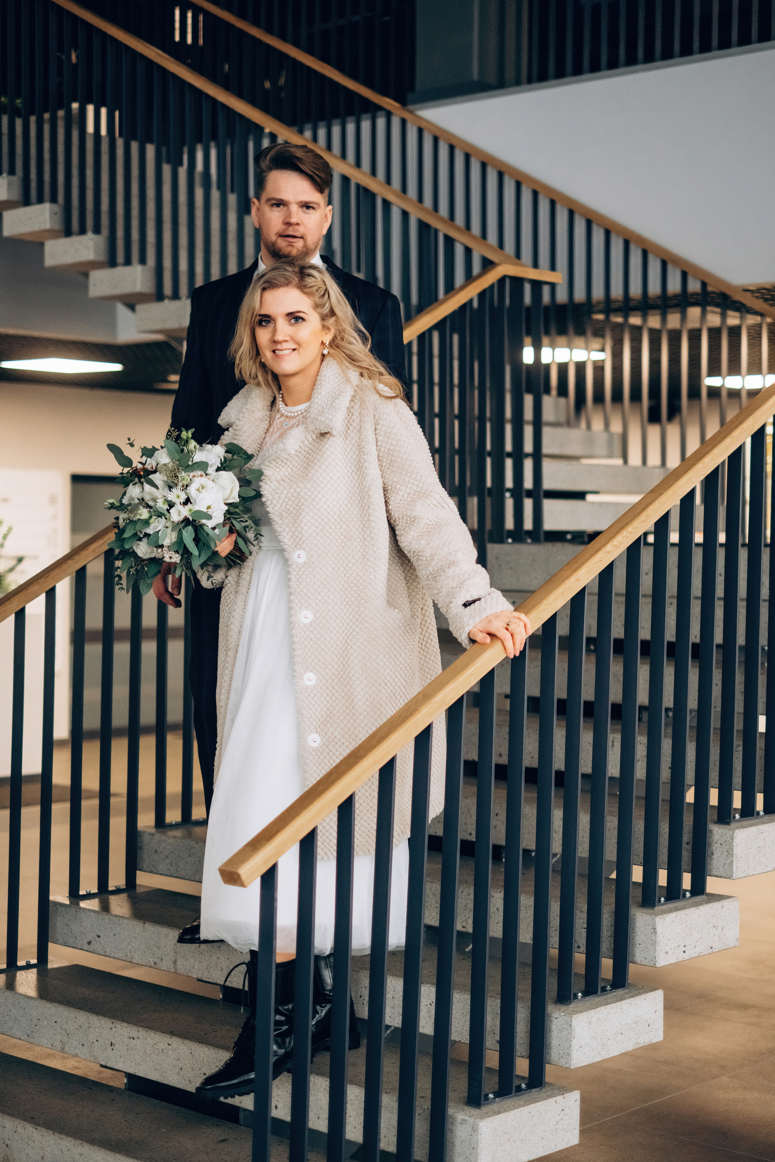 Kāzu fotosesija ziemā | Elīna un Mārtiņš. Kāzu × Ģimenes notikumu fotografs Edgars Kalniņš