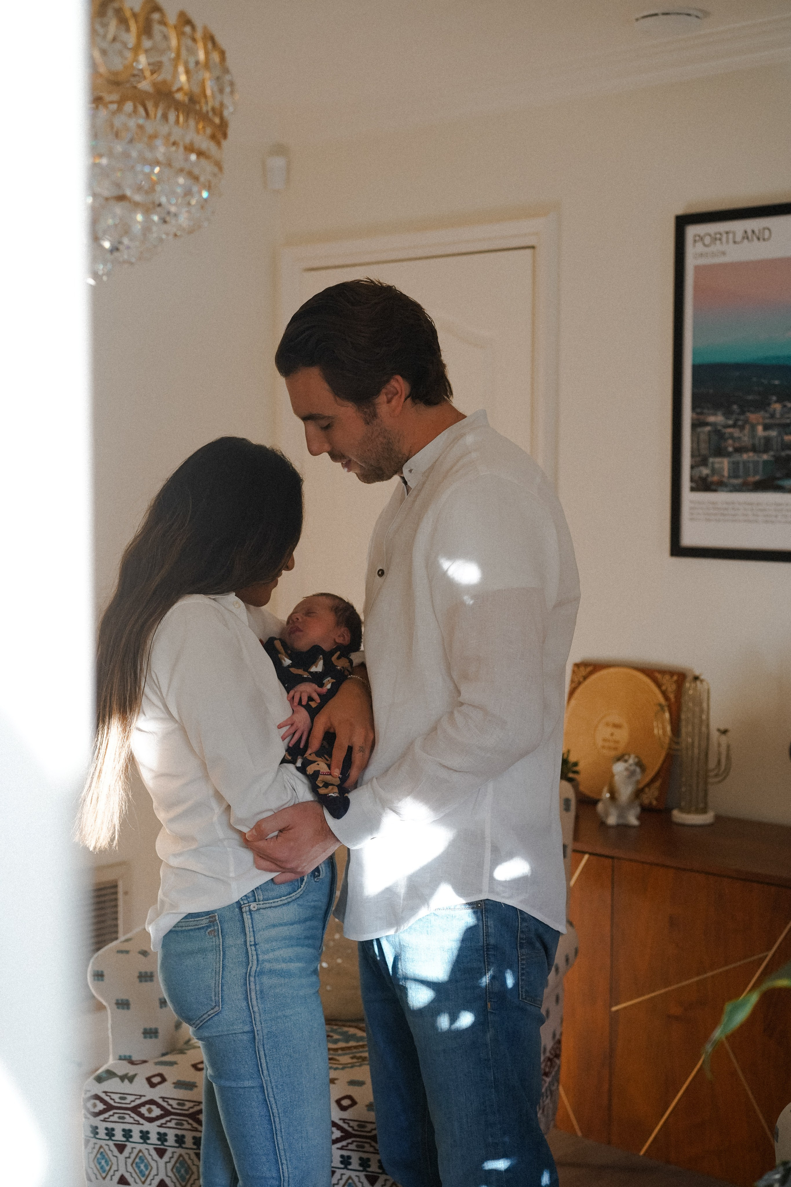 Newborn photoshoot at home